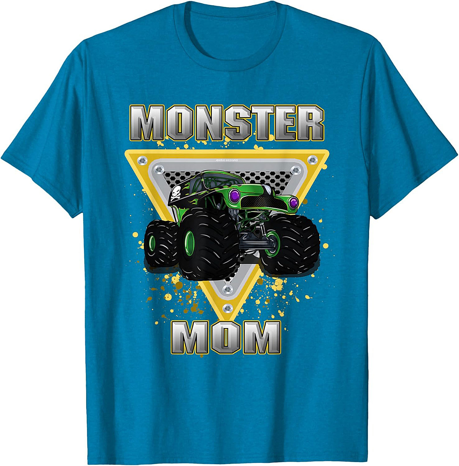 Monster Truck Mom T-shirt Funny Graphic Tee Gift
