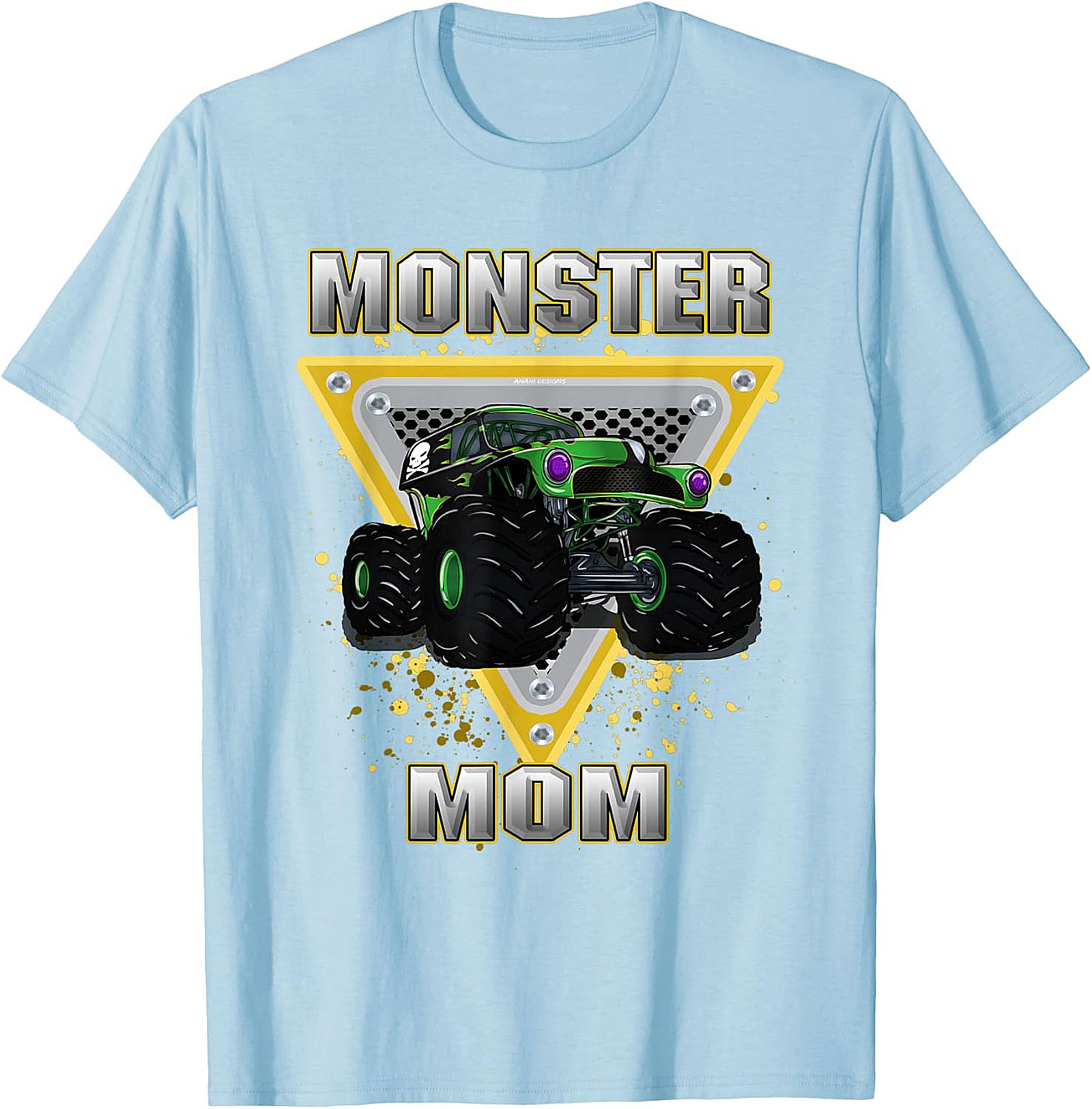 Monster Truck Mom T-shirt Funny Graphic Tee Gift
