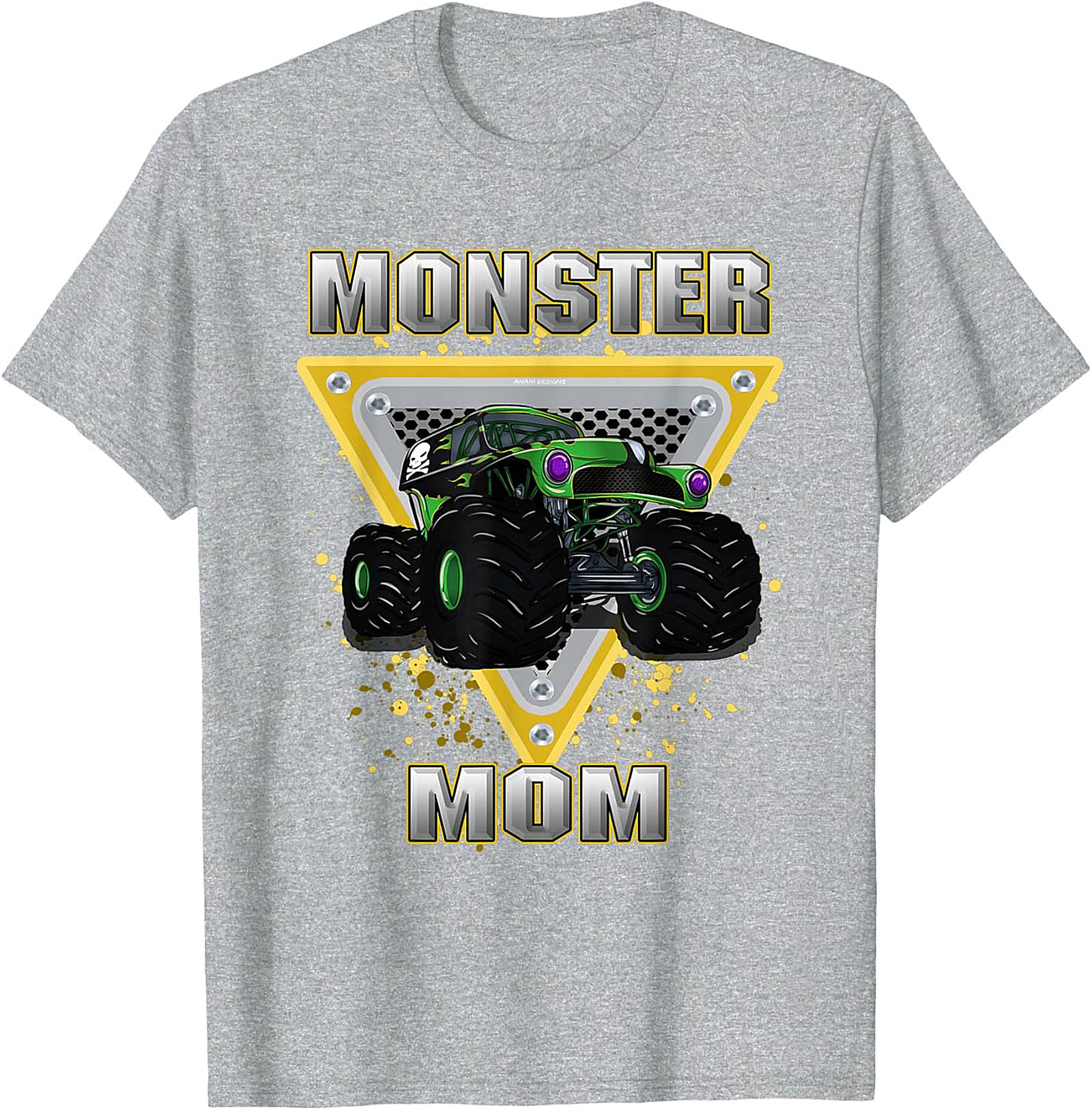 Monster Truck Mom T-shirt Funny Graphic Tee Gift