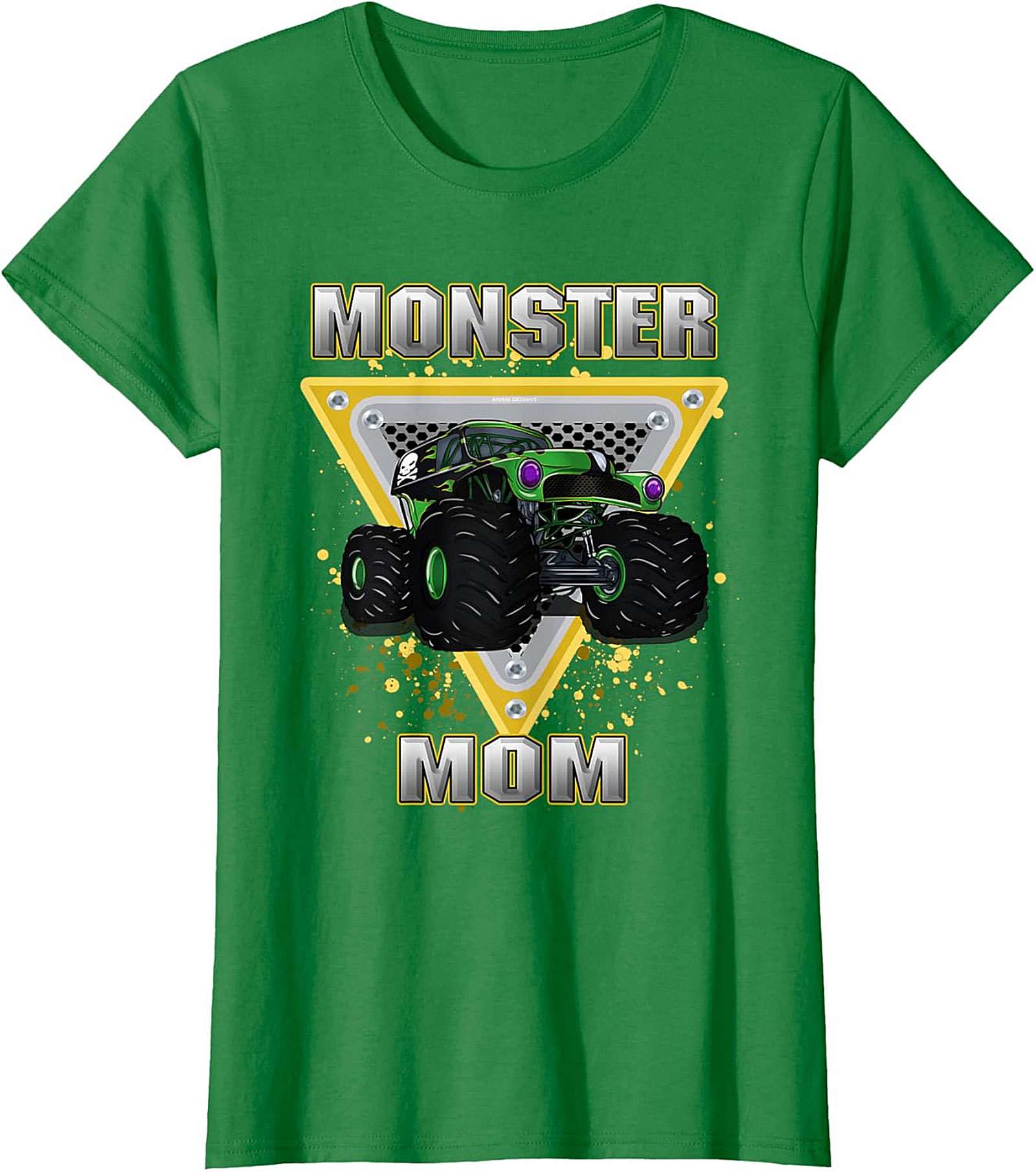 Monster Truck Mom T-shirt Funny Graphic Tee Gift