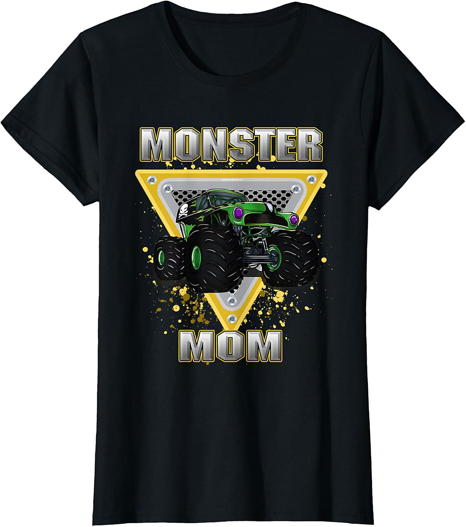 Monster Truck Mom T-shirt Funny Graphic Tee Gift