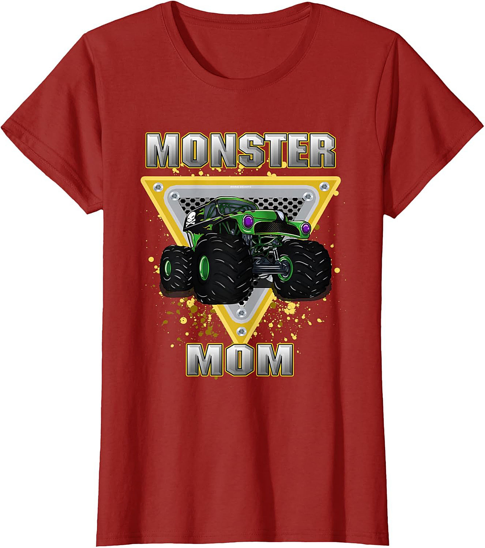 Monster Truck Mom T-shirt Funny Graphic Tee Gift