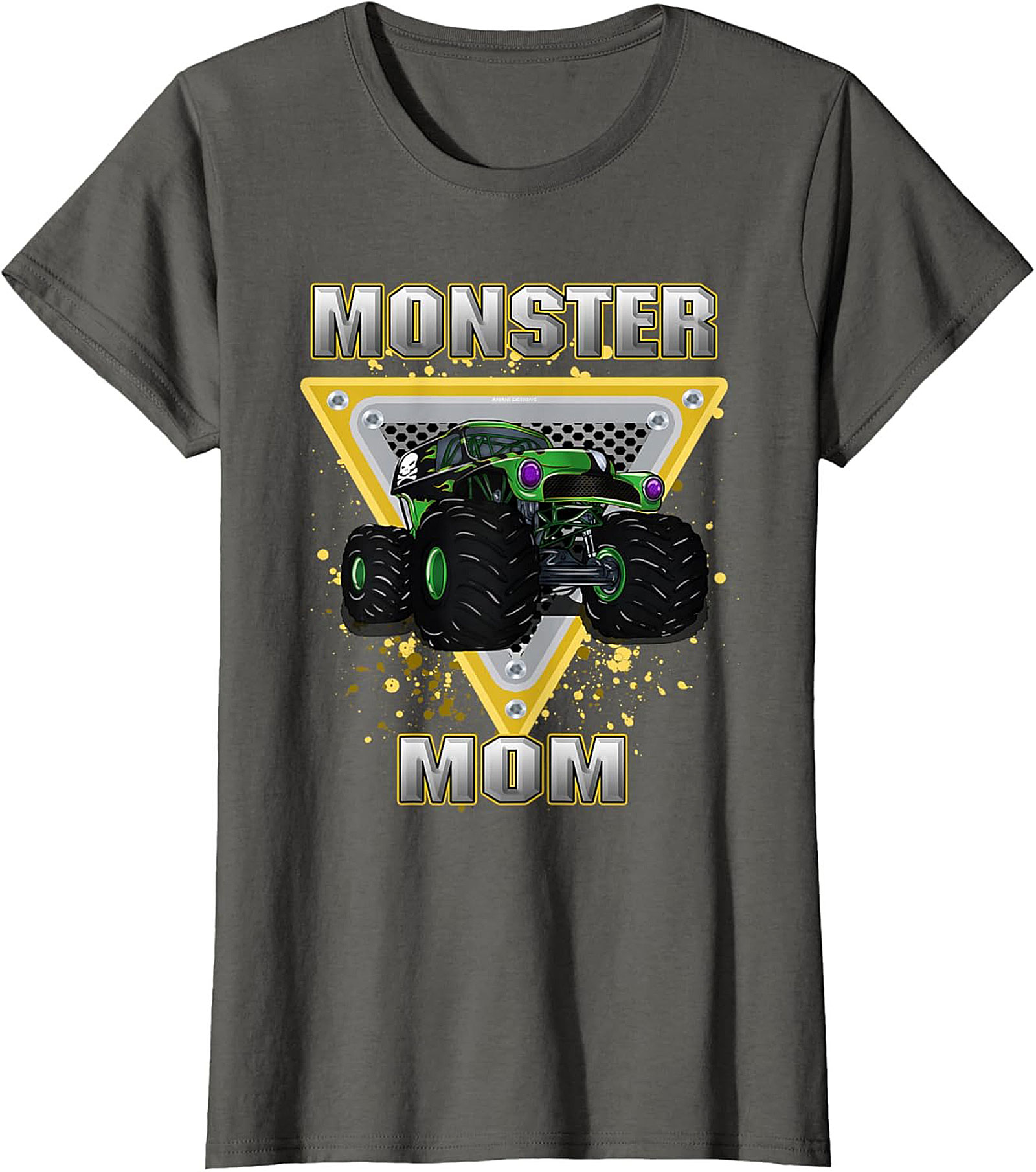Monster Truck Mom T-shirt Funny Graphic Tee Gift