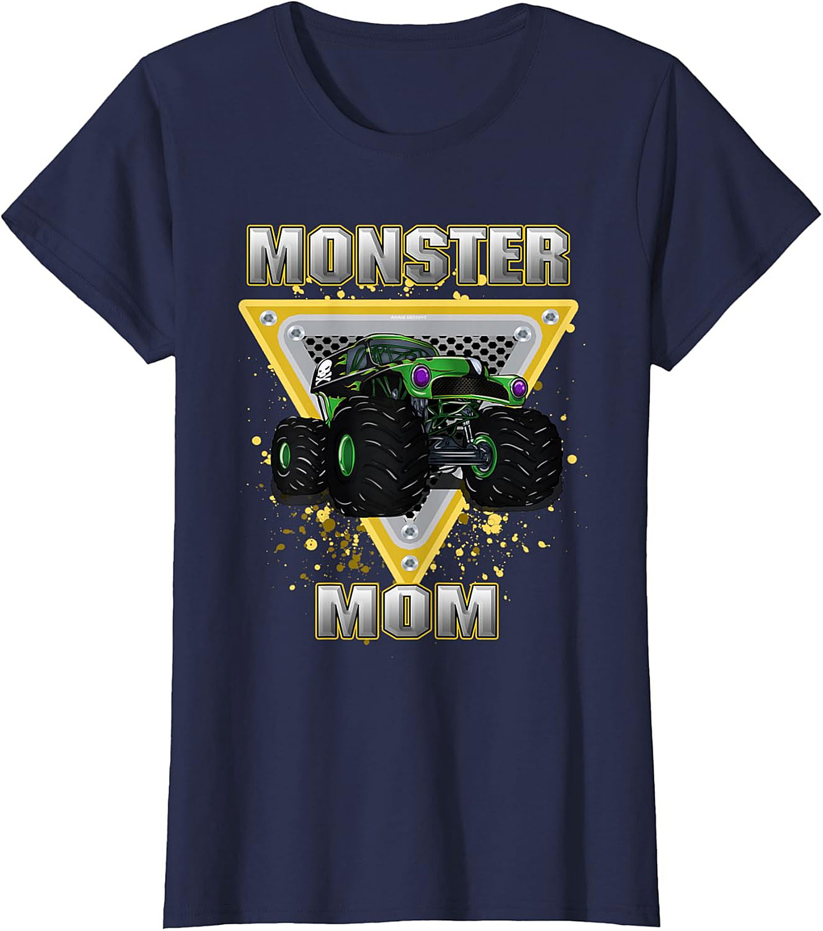 Monster Truck Mom T-shirt Funny Graphic Tee Gift