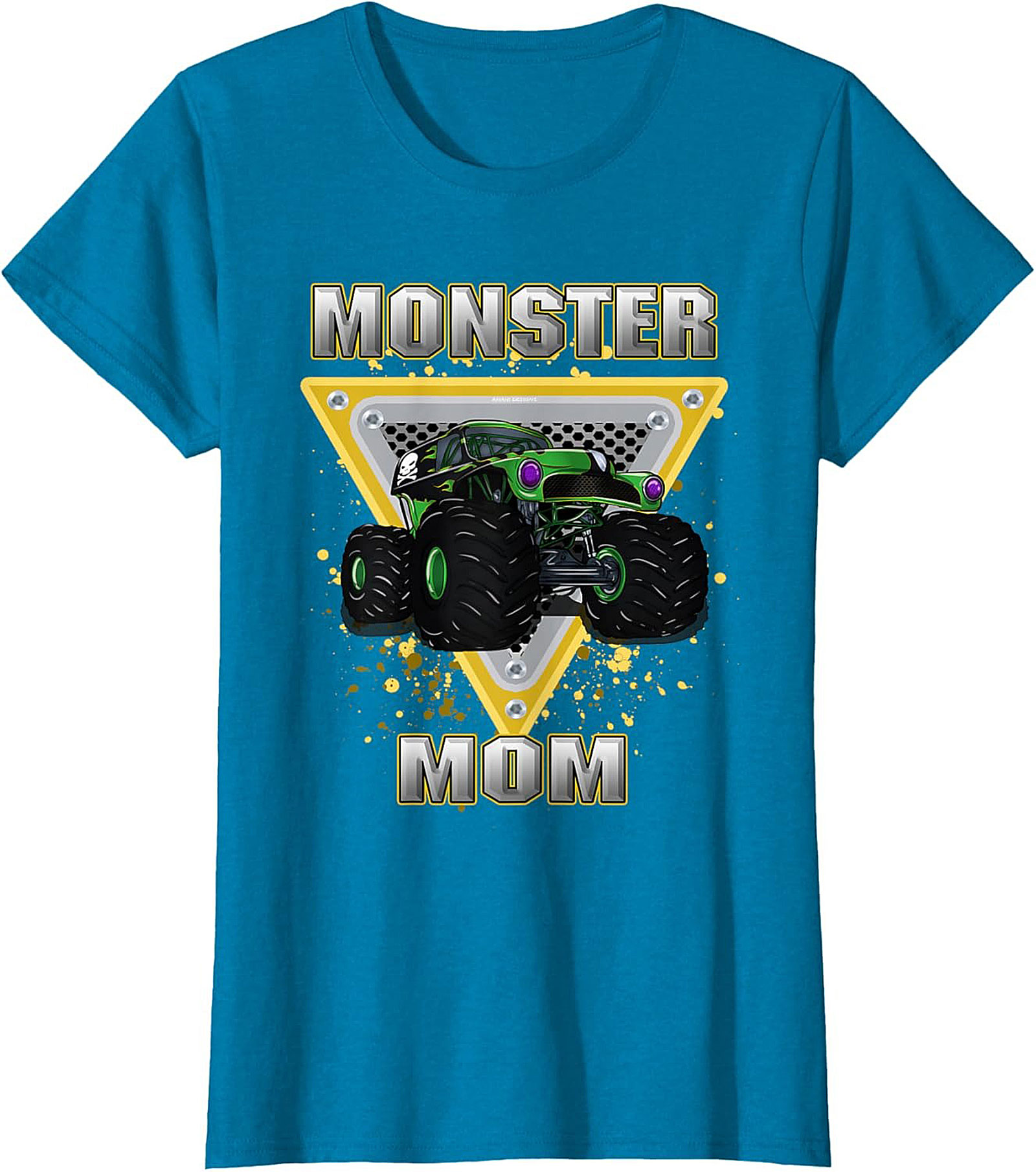 Monster Truck Mom T-shirt Funny Graphic Tee Gift