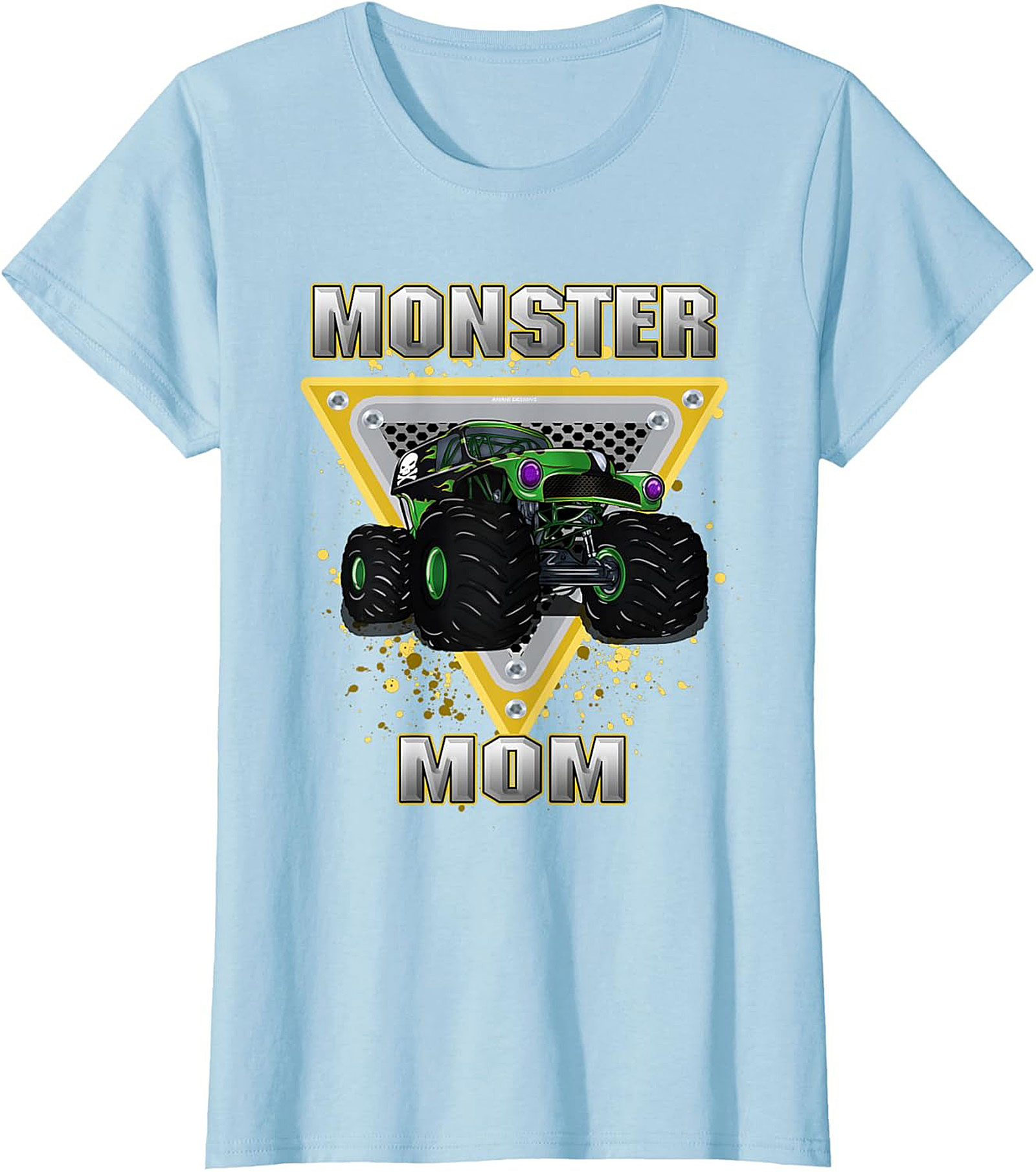 Monster Truck Mom T-shirt Funny Graphic Tee Gift