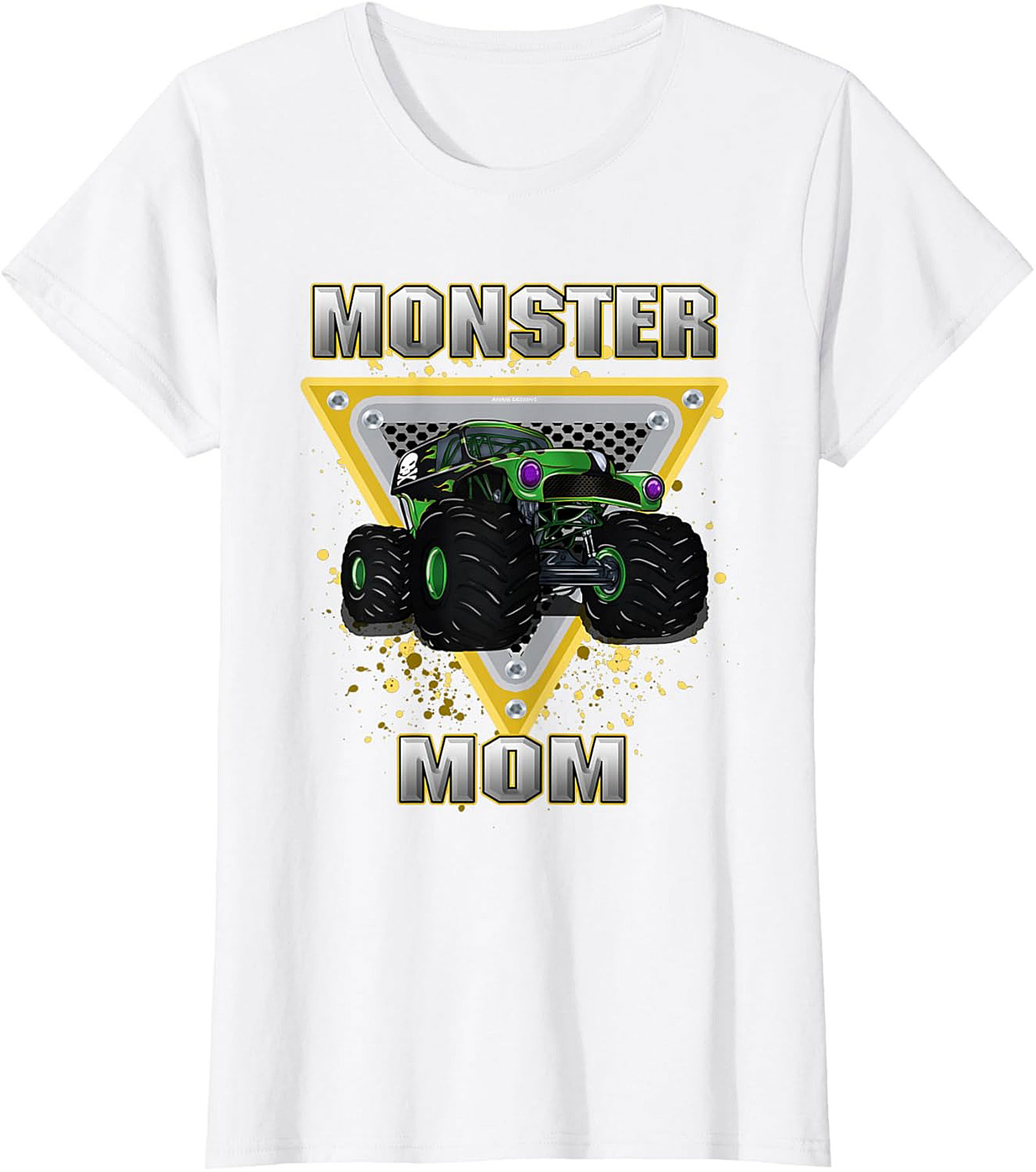 Monster Truck Mom T-shirt Funny Graphic Tee Gift