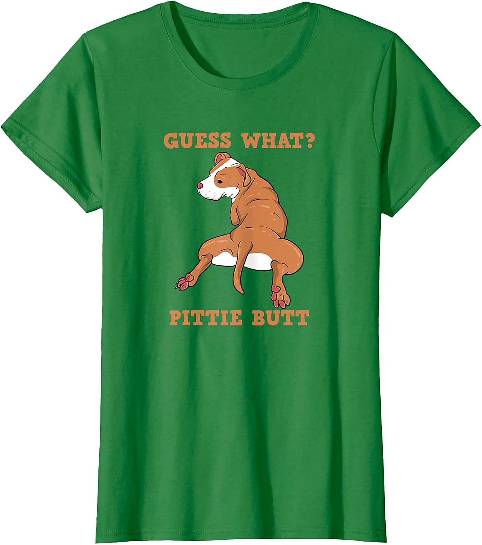 Guess What? Pittie Butt Funny Pitbull T-shirt