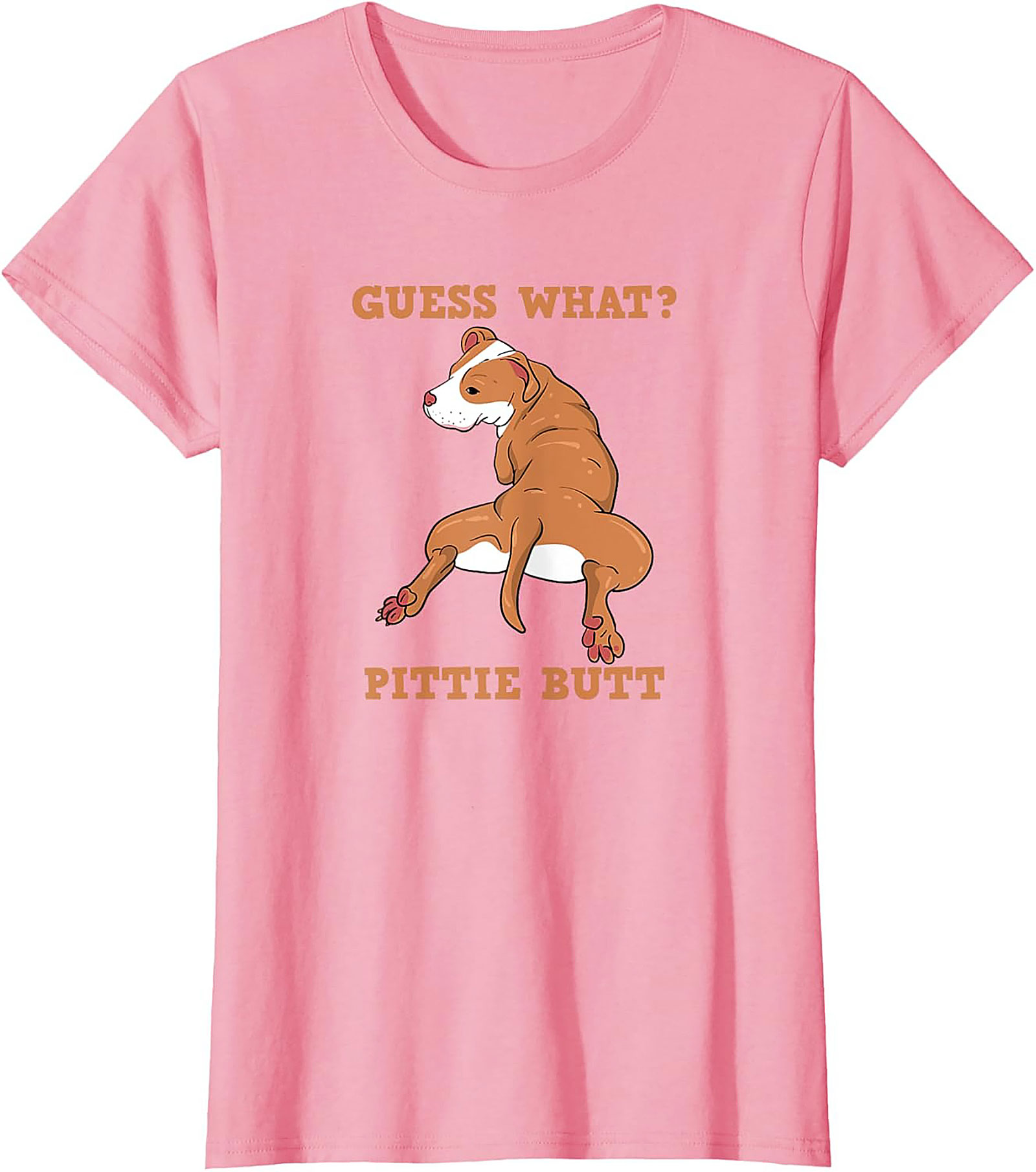 Guess What? Pittie Butt Funny Pitbull T-shirt