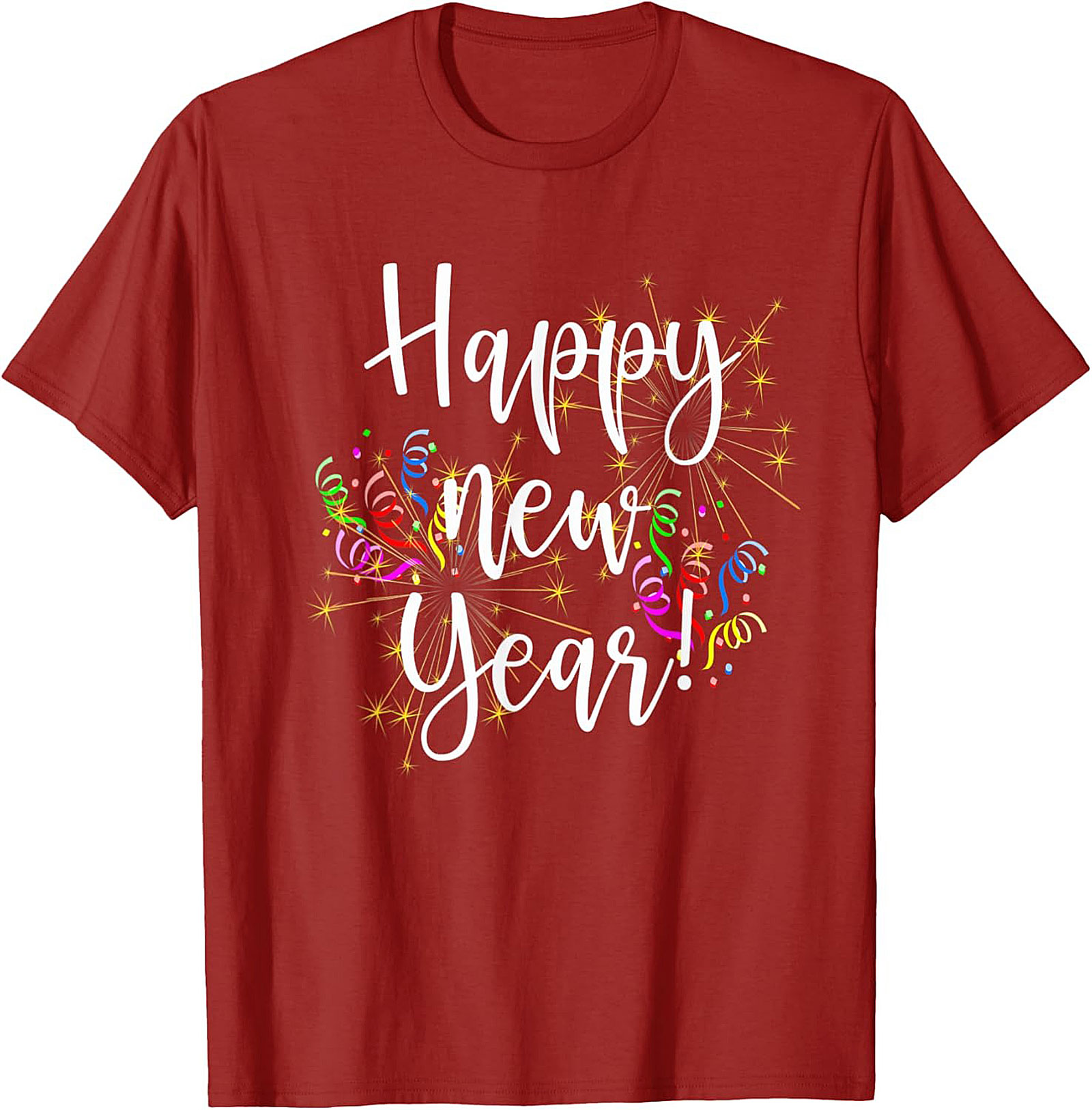 Happy New Year T-Shirt Festive Celebration Graphic Tee