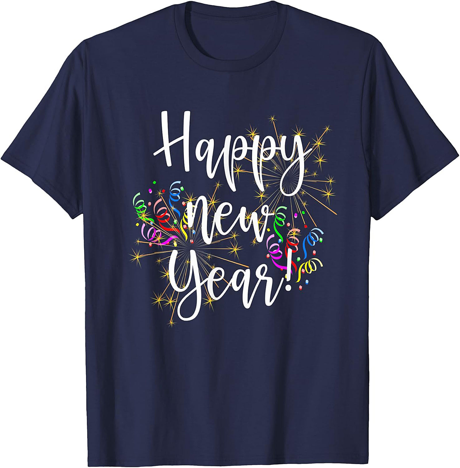 Happy New Year T-Shirt Festive Celebration Graphic Tee