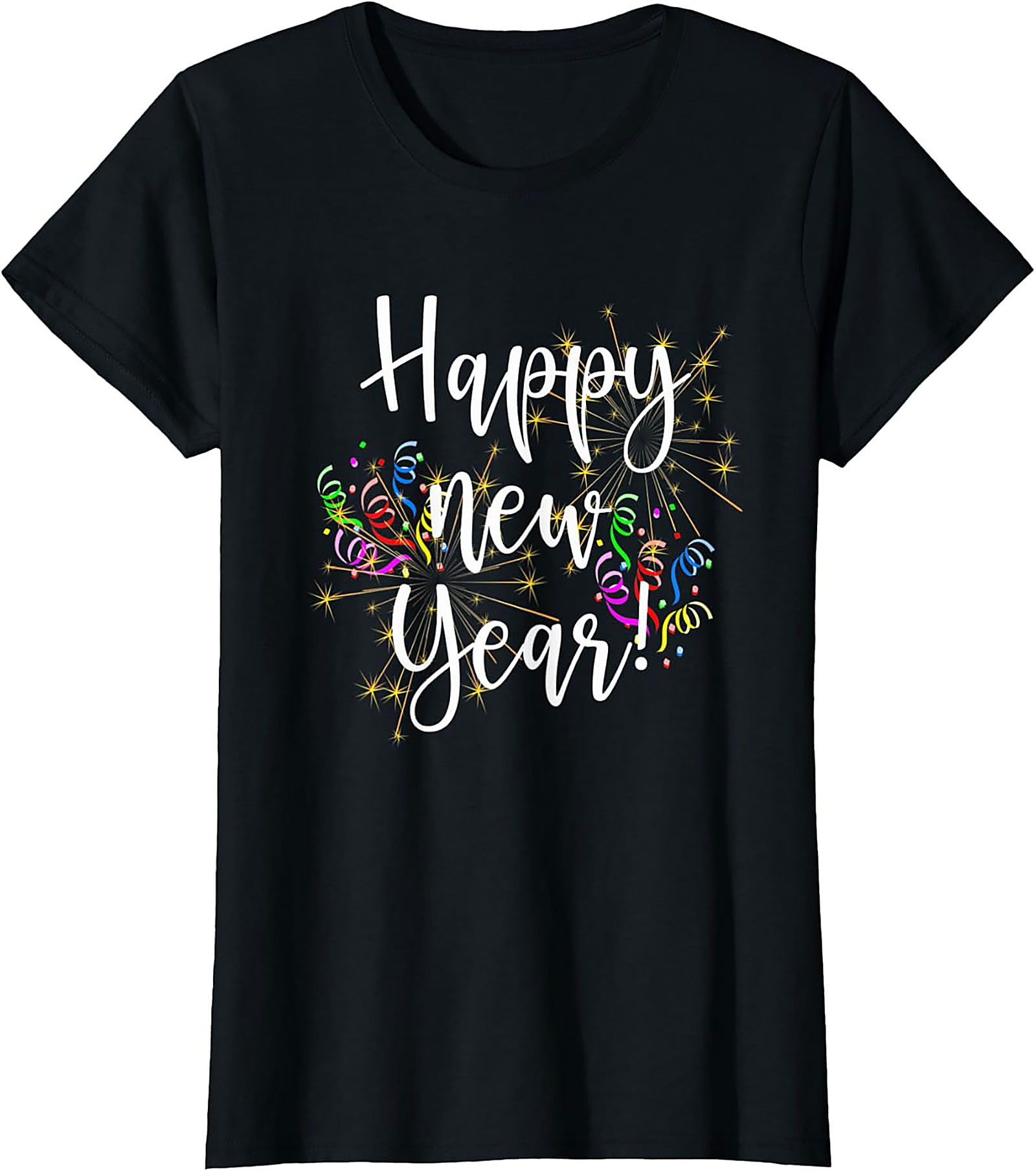 Happy New Year T-Shirt Festive Celebration Graphic Tee