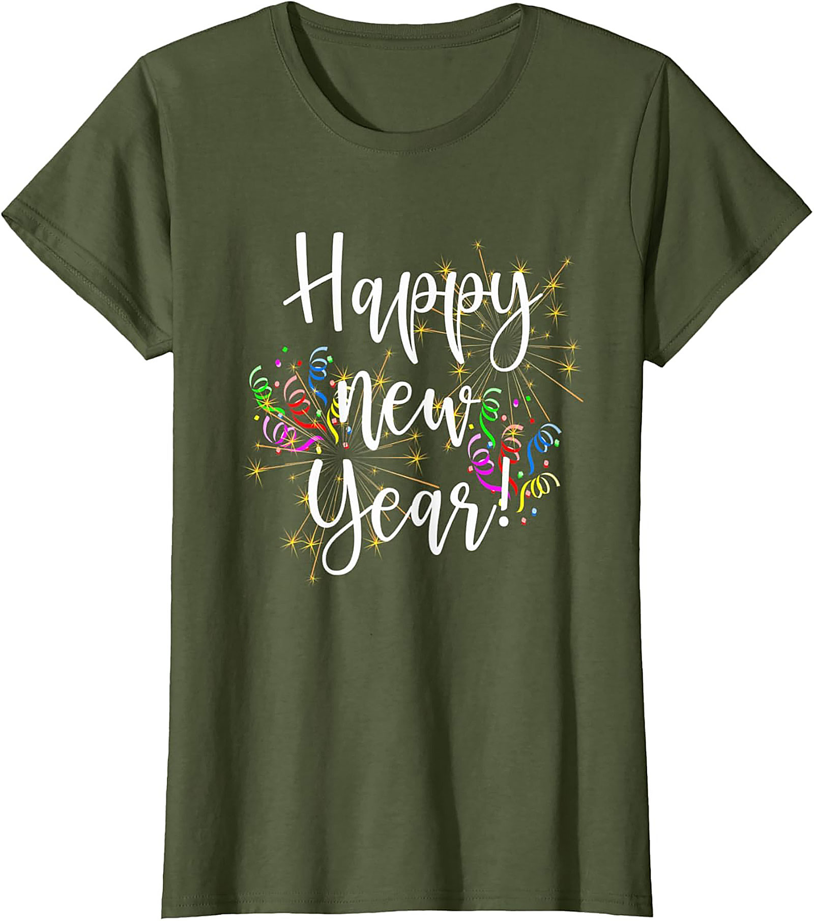 Happy New Year T-Shirt Festive Celebration Graphic Tee