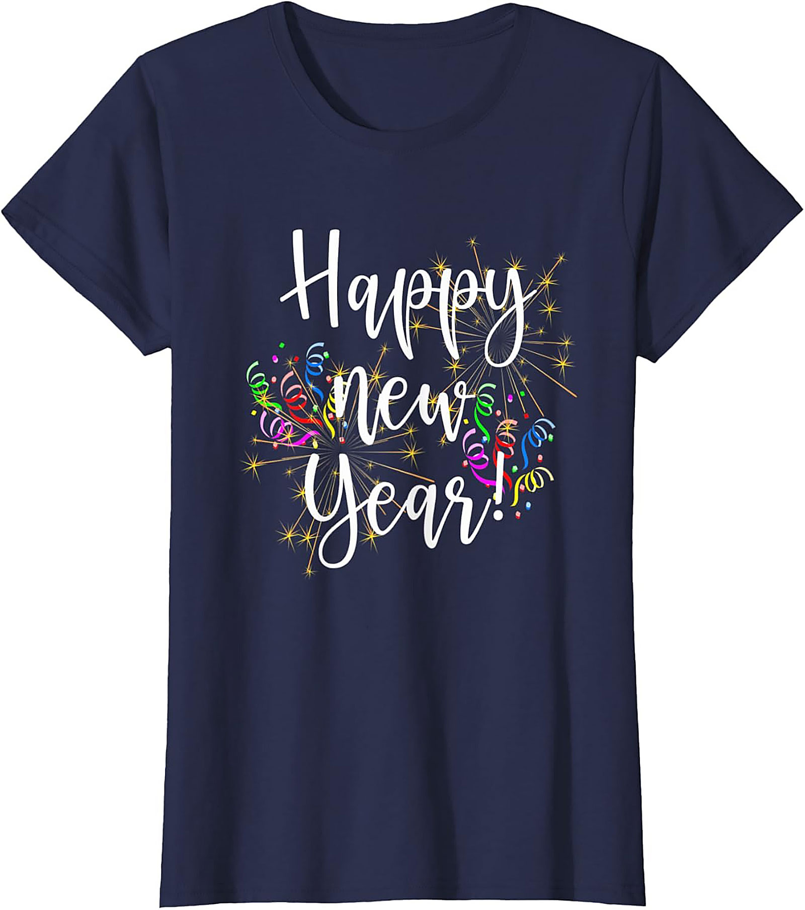 Happy New Year T-Shirt Festive Celebration Graphic Tee