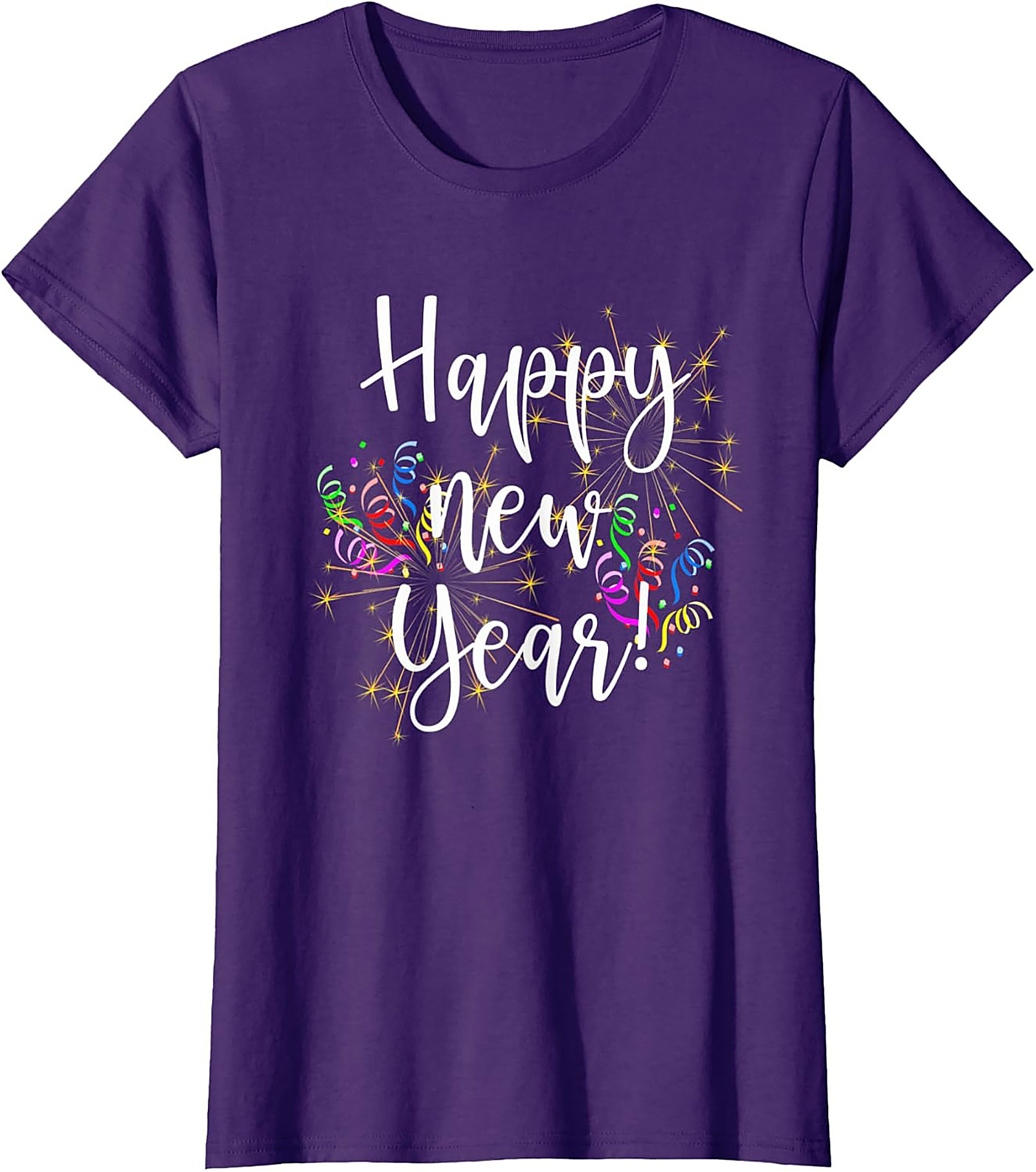Happy New Year T-Shirt Festive Celebration Graphic Tee