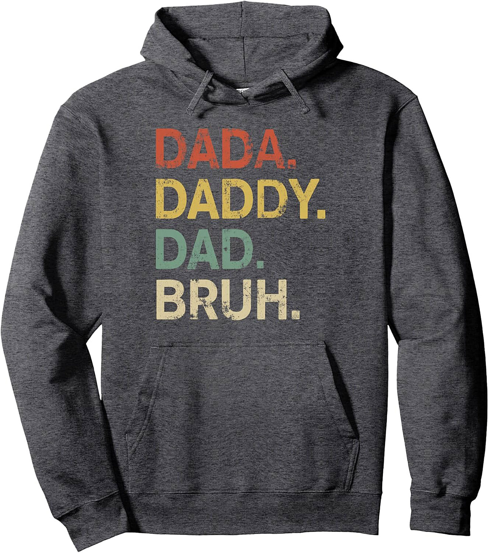 Funny Dad Bruh Pullover Hoodie Vintage Dad Gift