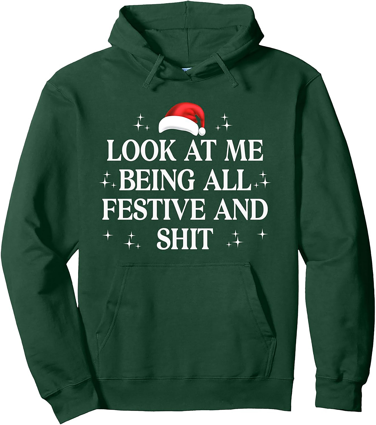 Festive & Sarcastic Christmas Pullover Hoodie Gift