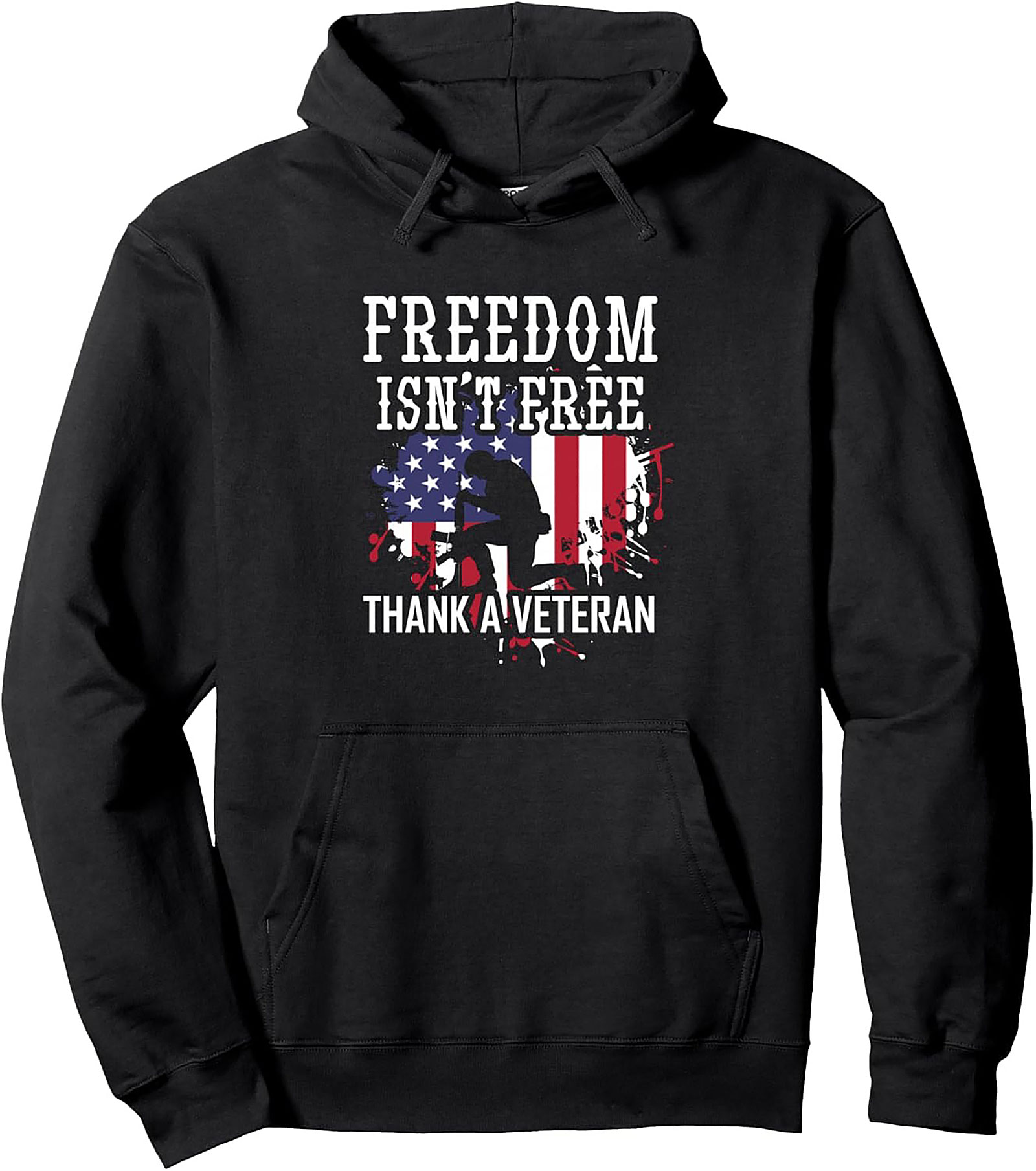 Veteran Appreciation Graphic Hoodie | Freedom Isn't Free