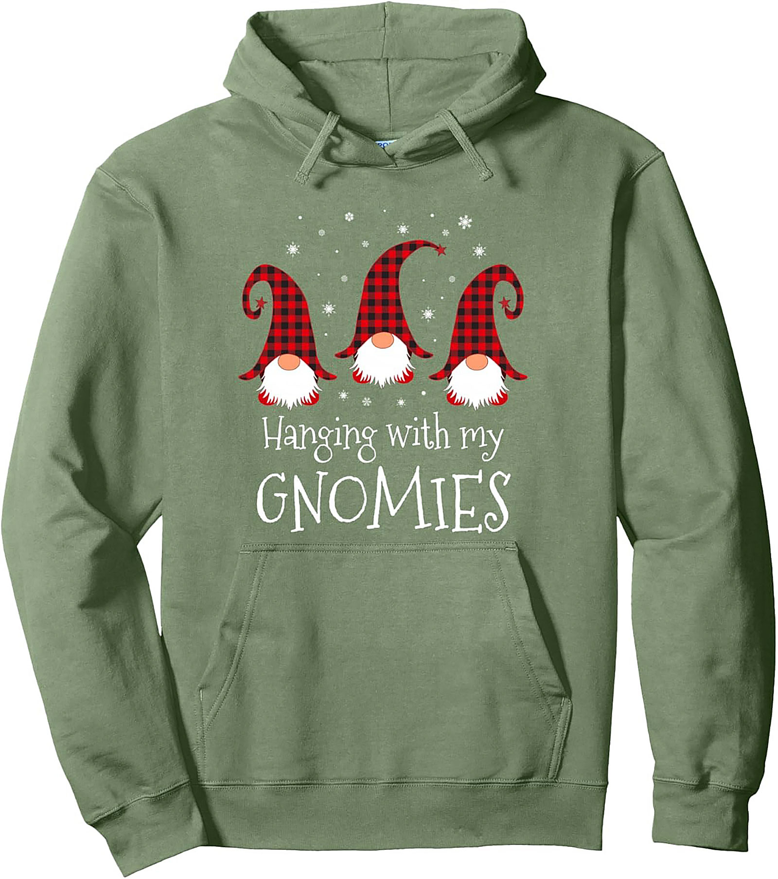 Hanging With My Gnomies Christmas Gnomes Pullover Hoodie