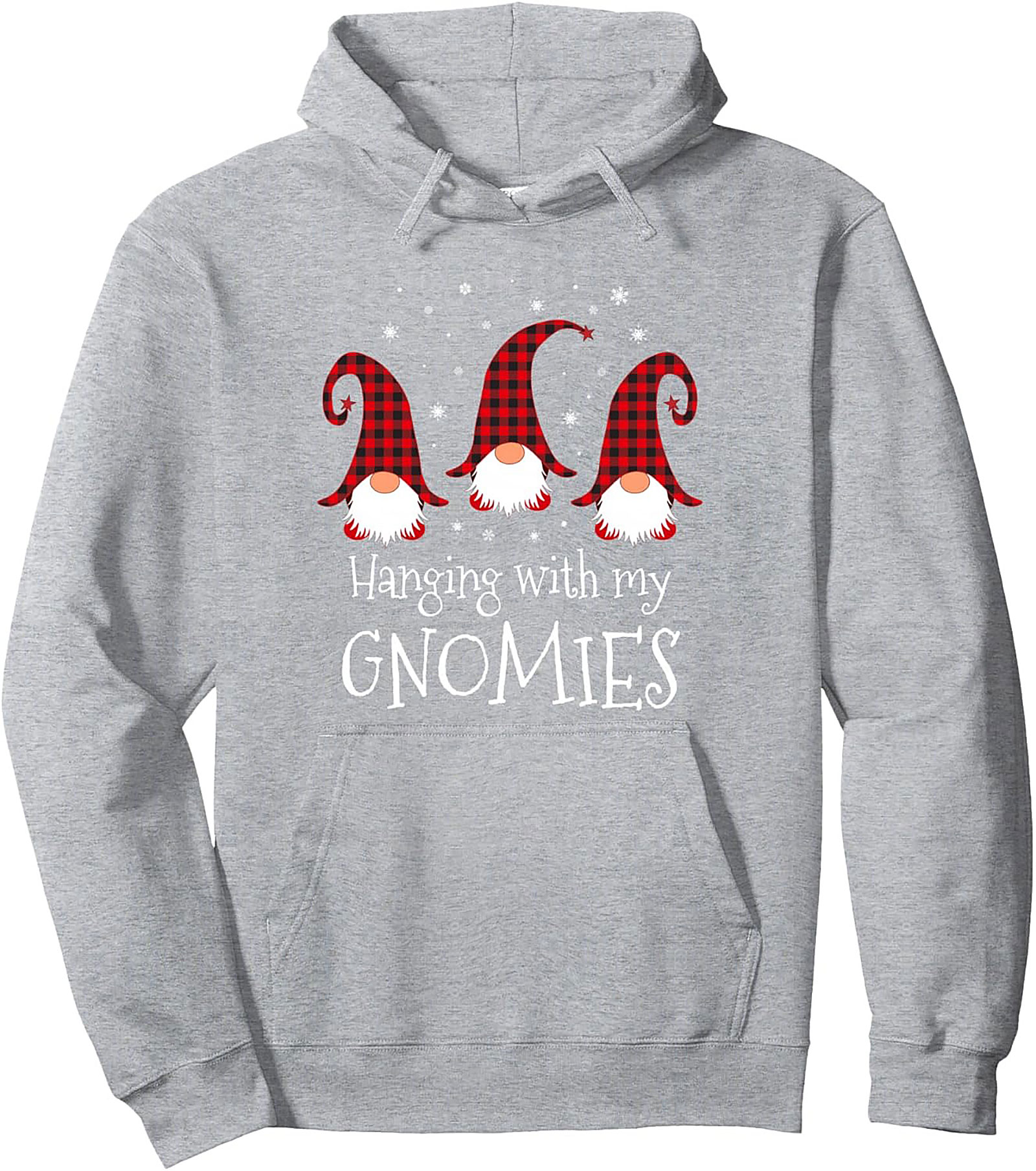 Hanging With My Gnomies Christmas Gnomes Pullover Hoodie