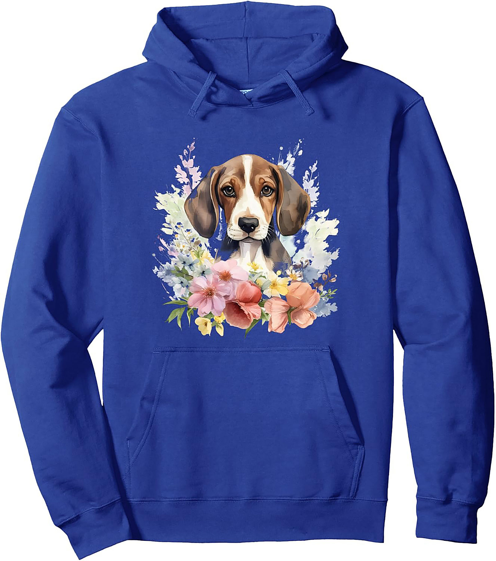 Floral Beagle Pullover Hoodie: The Ultimate Cozy Dog Lover Gift