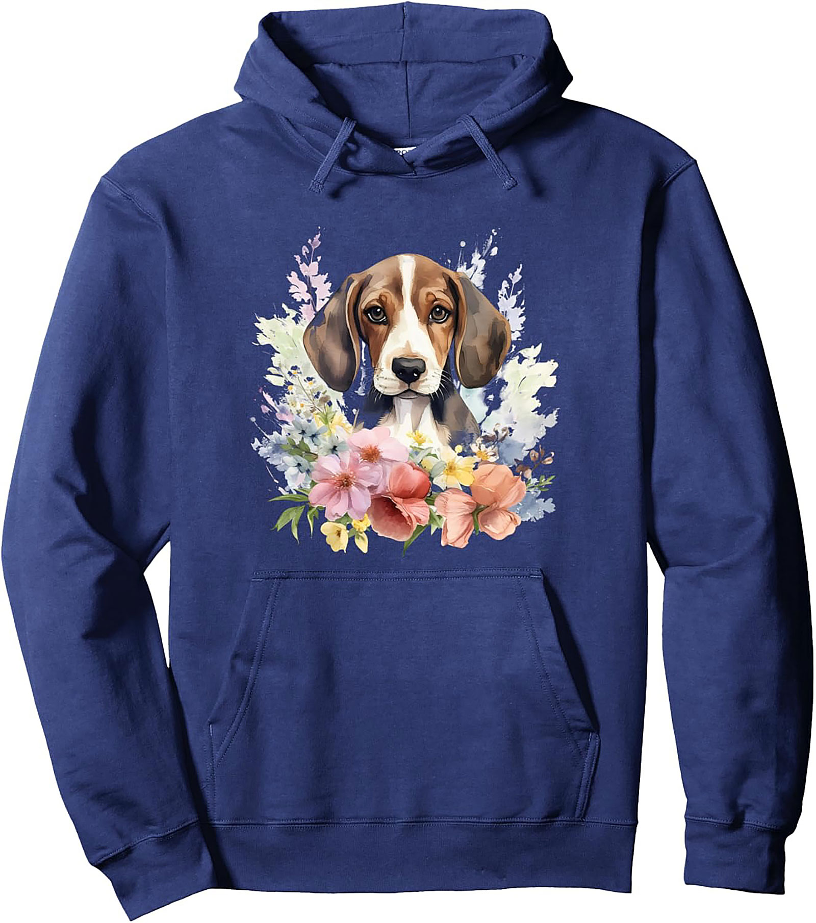 Floral Beagle Pullover Hoodie: The Ultimate Cozy Dog Lover Gift