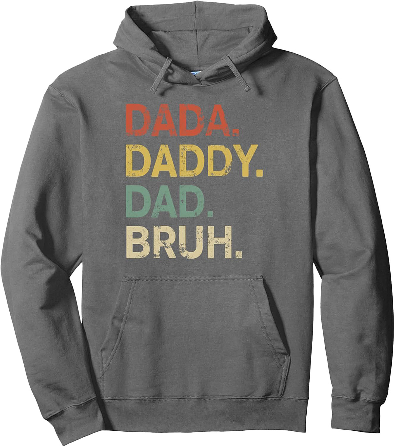 DADA DADDY DAD BRUH Funny Dad Pullover Hoodie