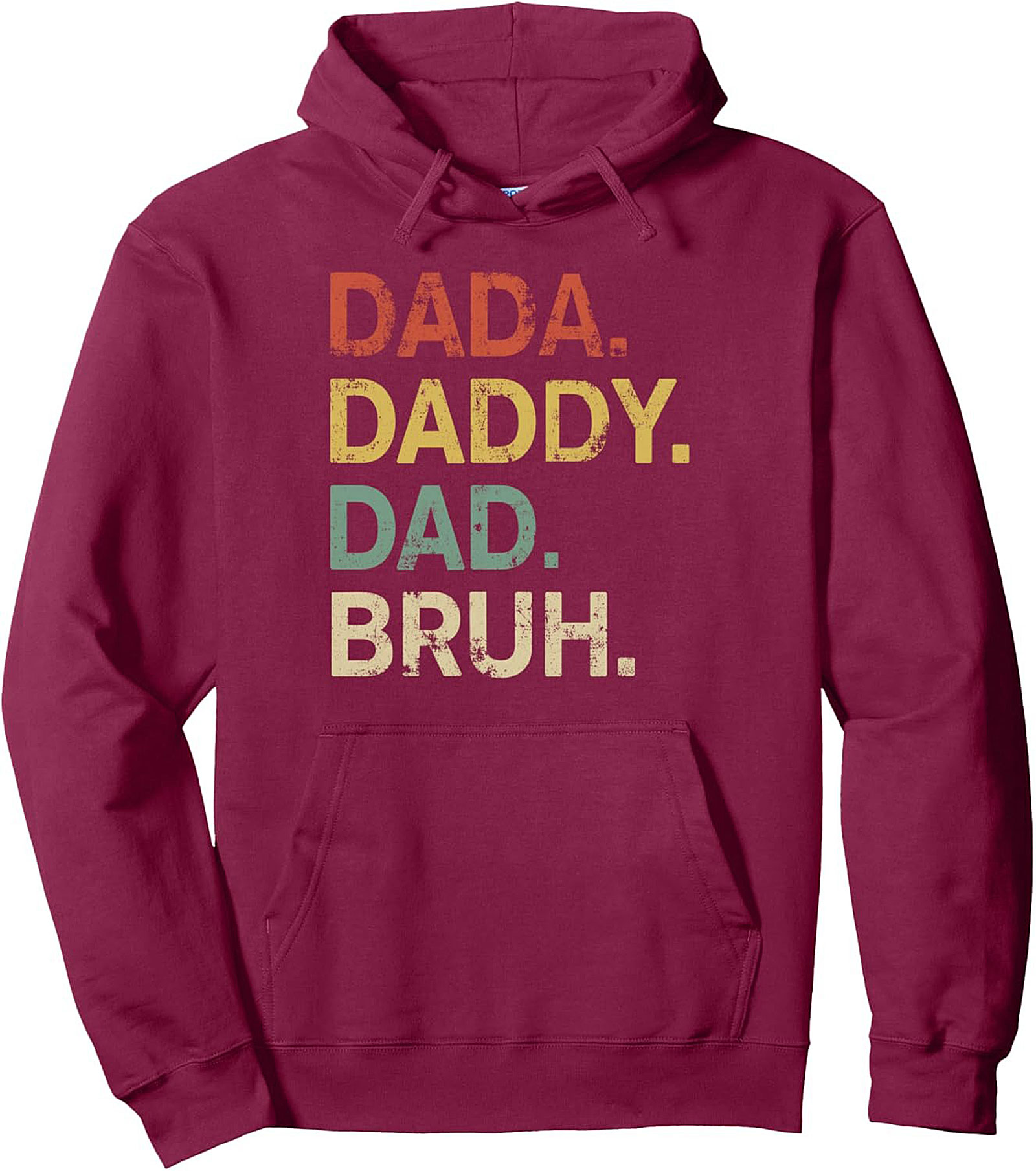 DADA DADDY DAD BRUH Funny Dad Pullover Hoodie