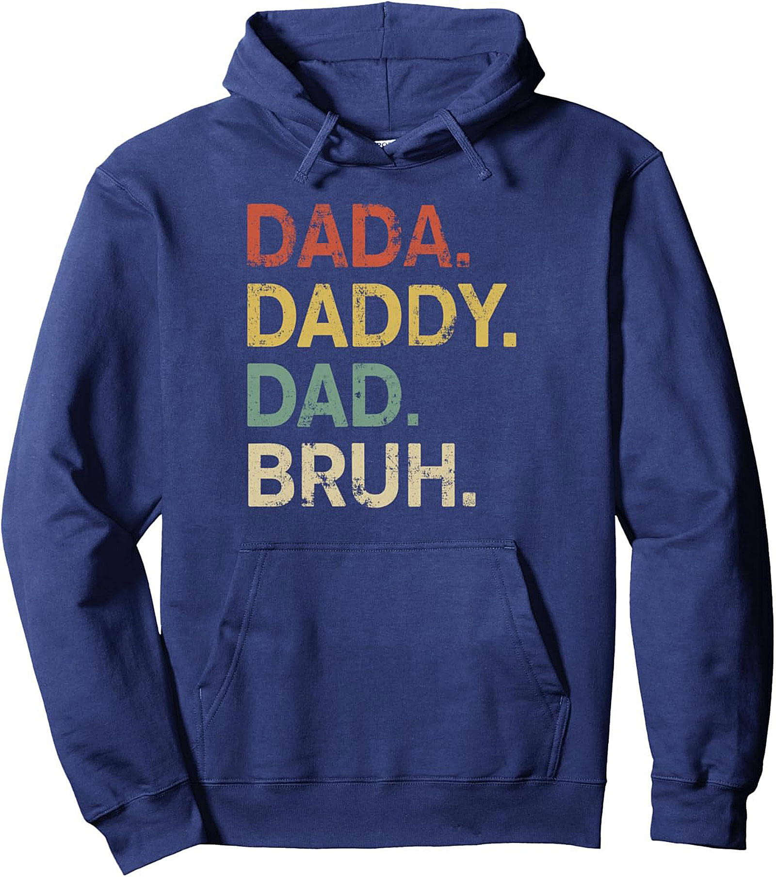 DADA DADDY DAD BRUH Funny Dad Pullover Hoodie