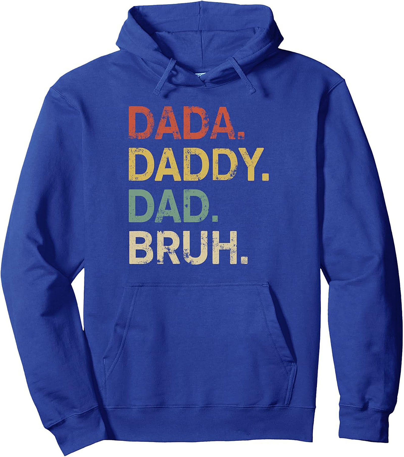 DADA DADDY DAD BRUH Funny Dad Pullover Hoodie