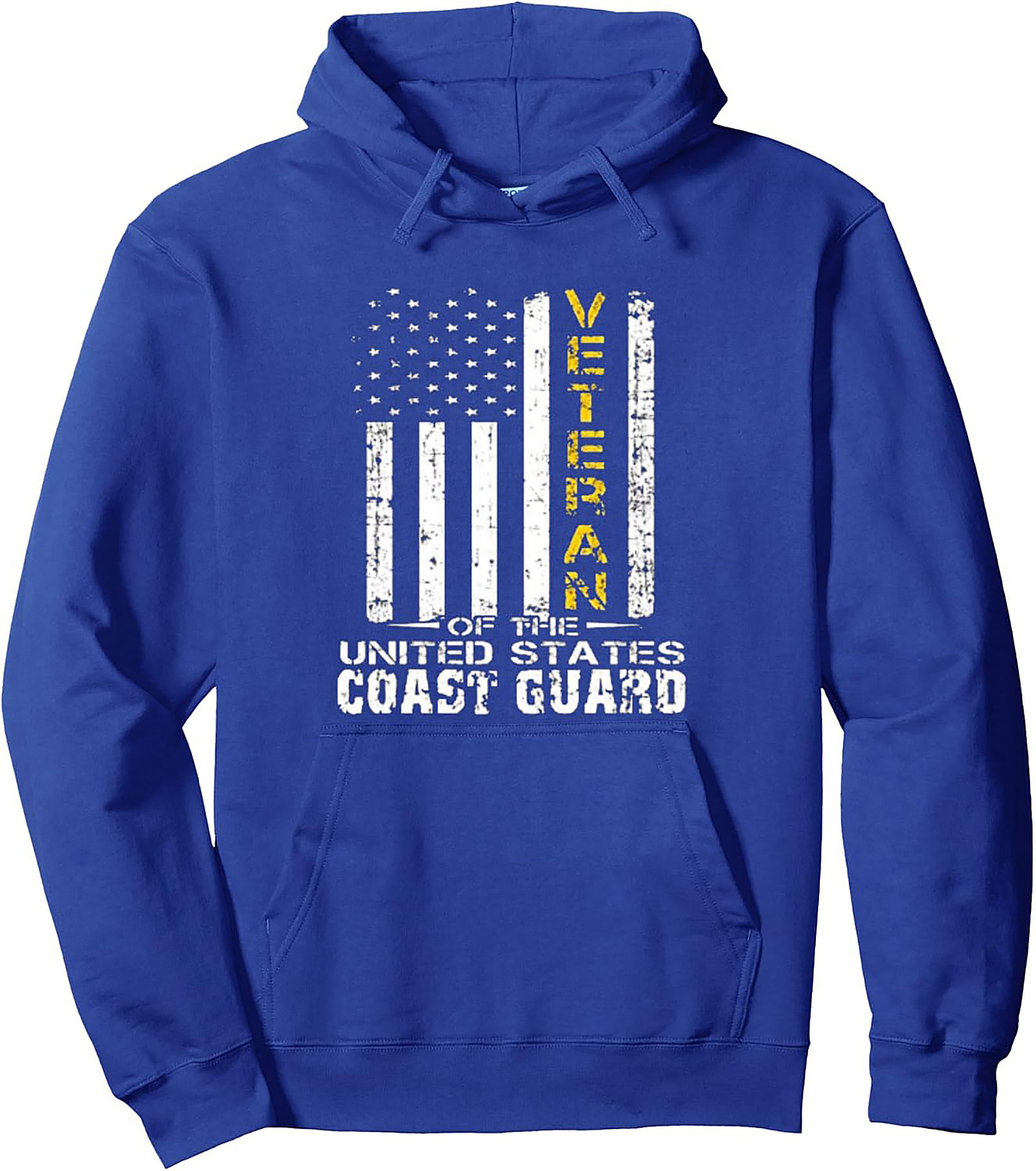 Coast Guard Veteran Graphic Hoodie | US Flag Pullover