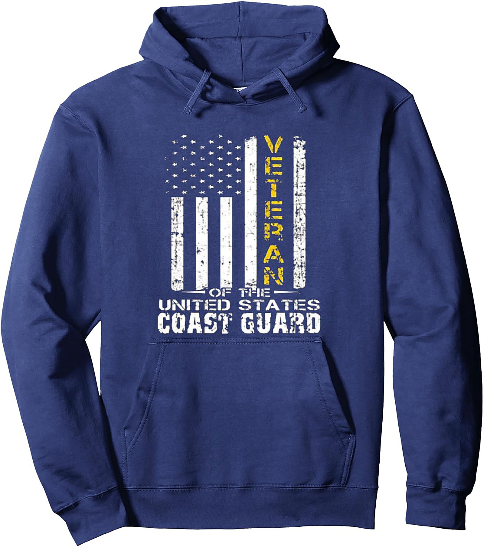 Coast Guard Veteran Graphic Hoodie | US Flag Pullover