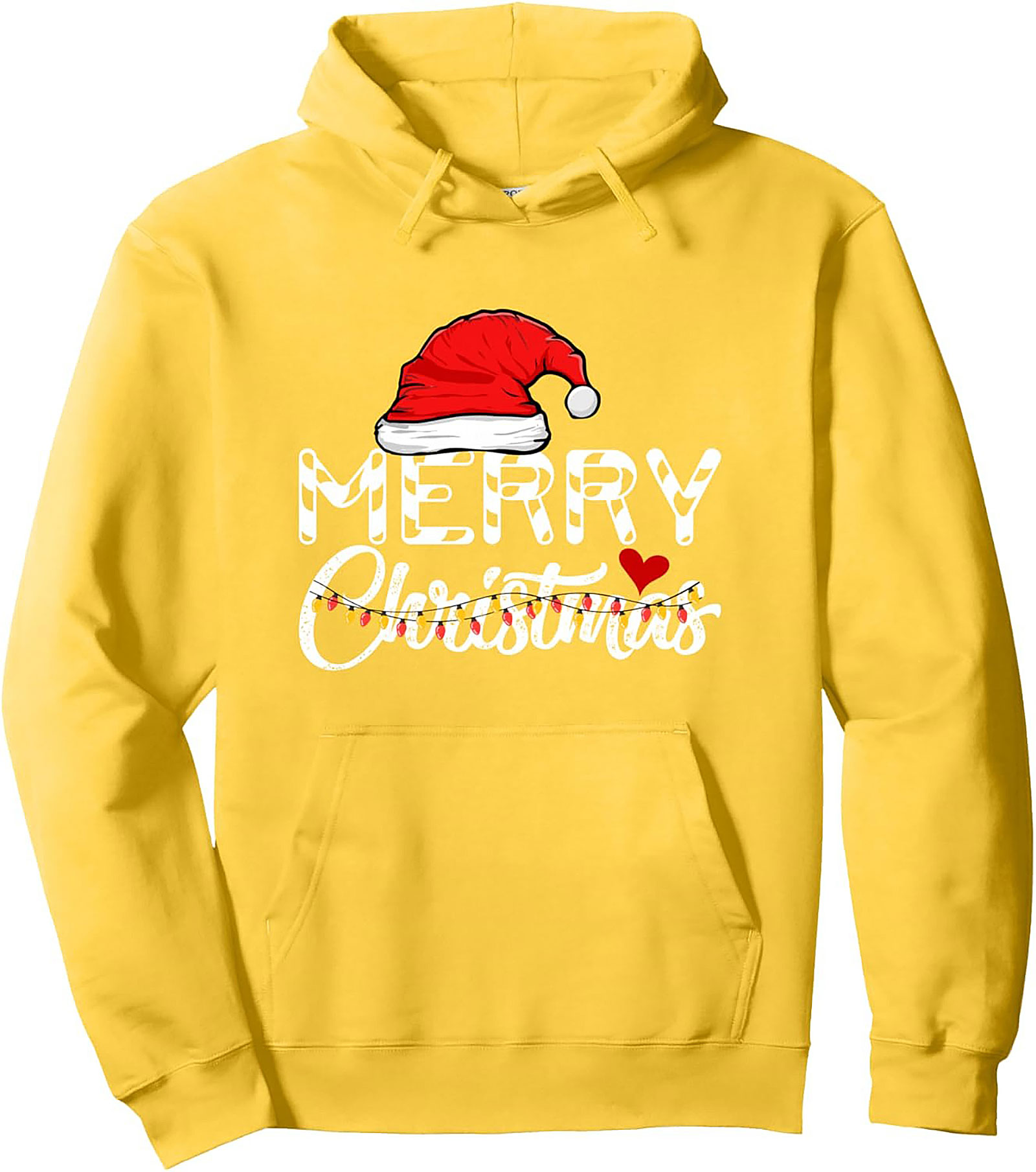 Cow Print Merry Christmas Pullover Hoodie