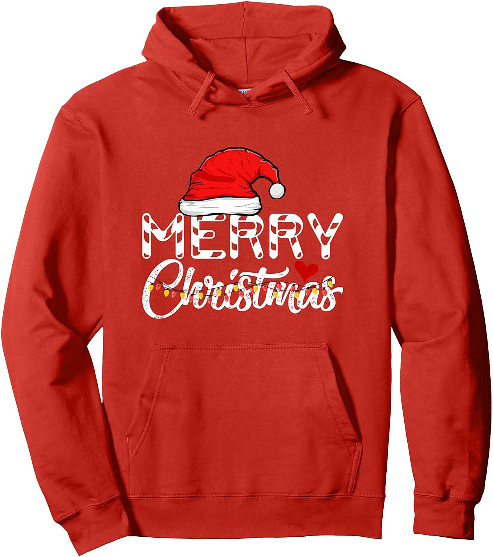 Cow Print Merry Christmas Pullover Hoodie