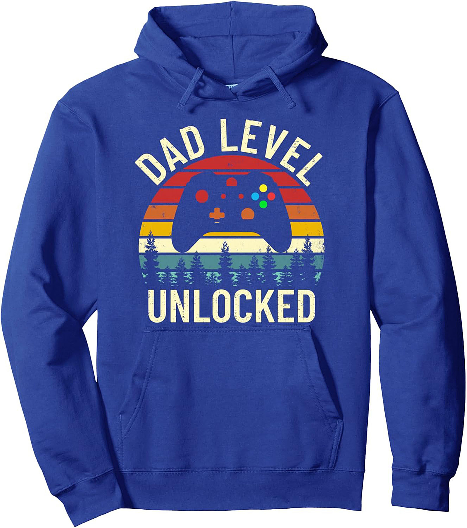 Dad Level Unlocked Pullover Hoodie Gamer Dad Gift