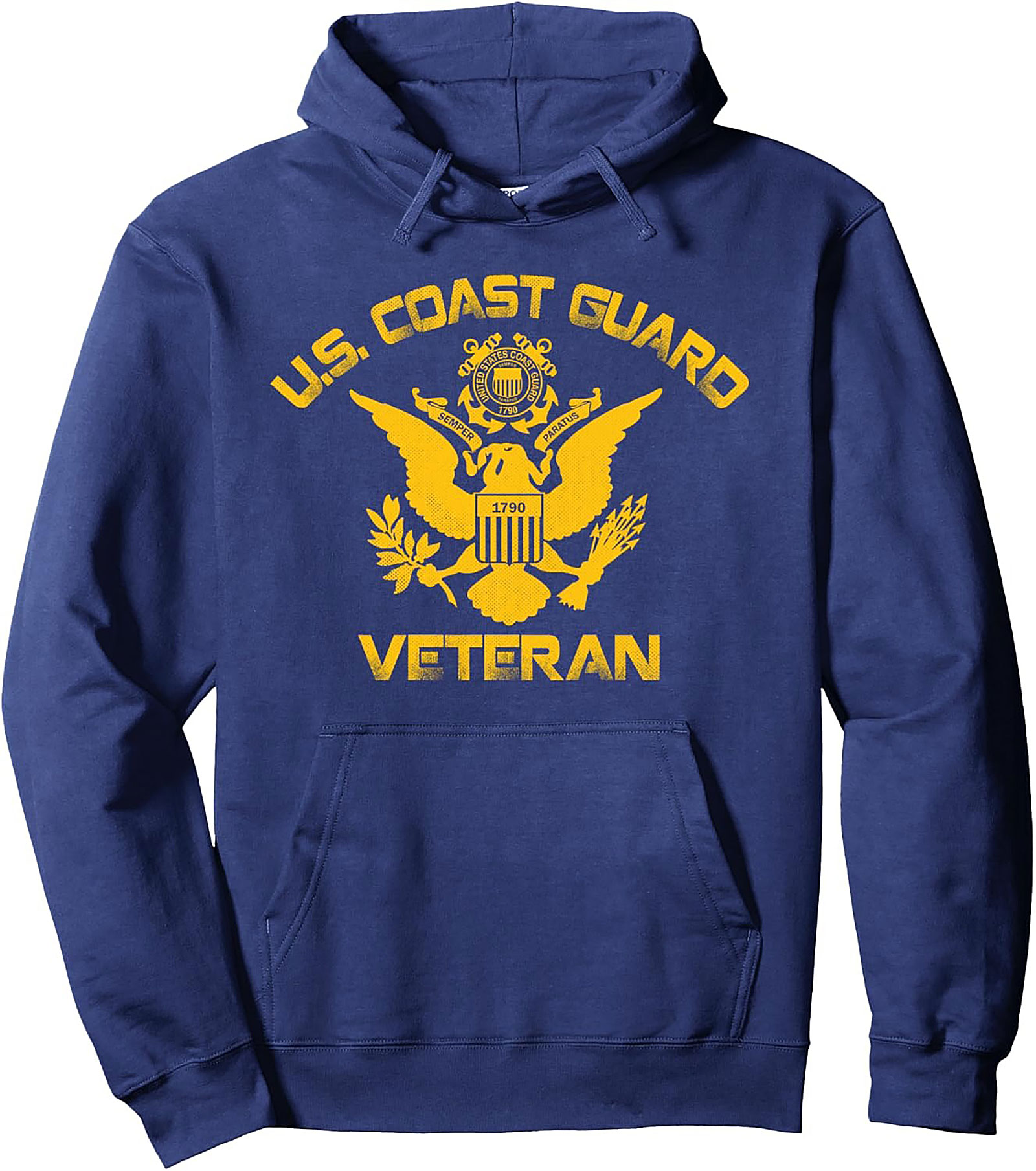 Coast Guard Veteran Pullover Hoodie | Honor Your Service