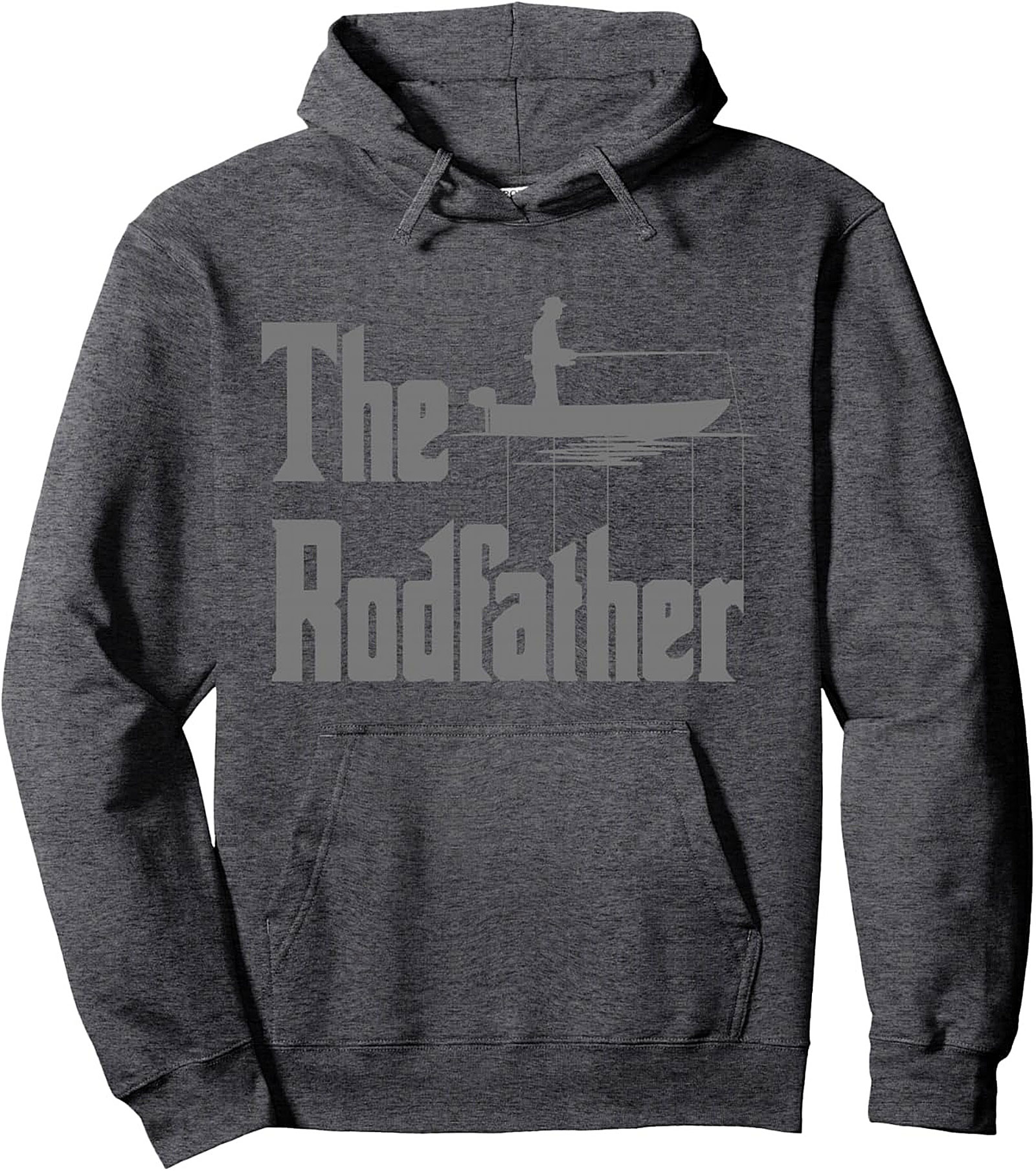 RodFather Pullover Hoodie Funny Fishing Gift Idea