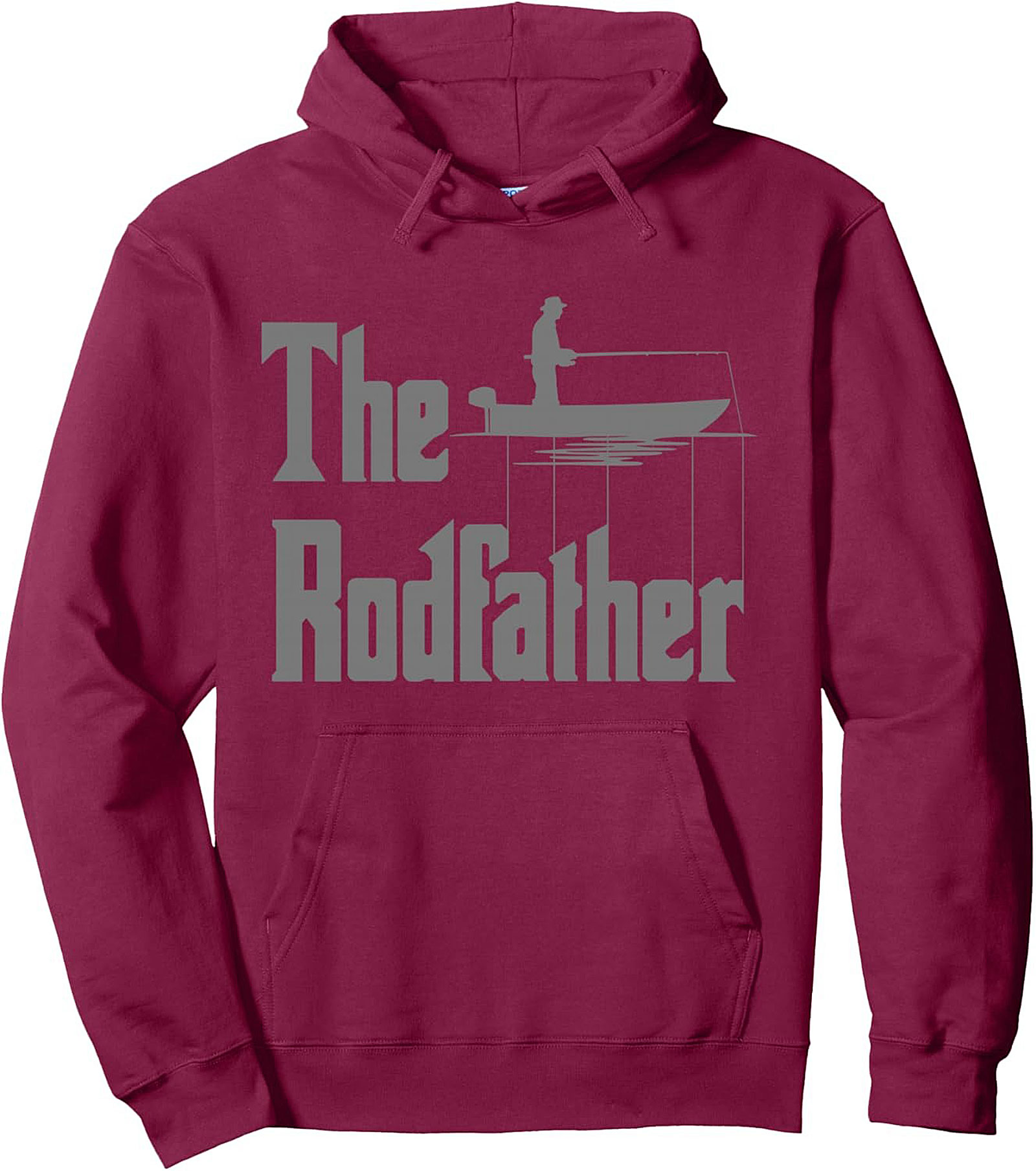 RodFather Pullover Hoodie Funny Fishing Gift Idea