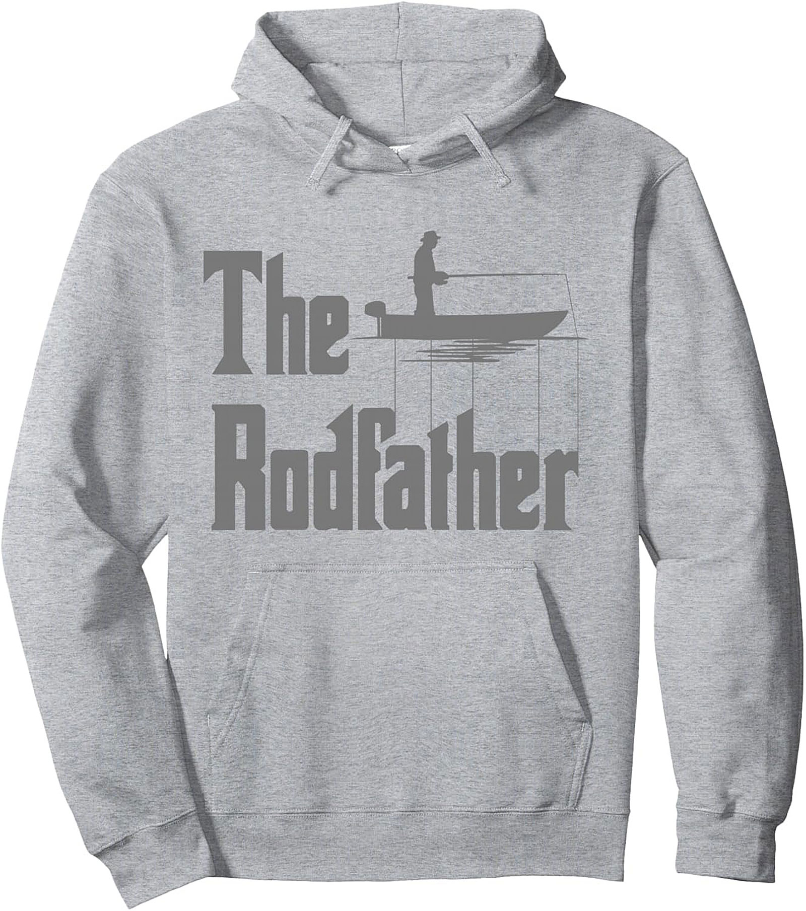RodFather Pullover Hoodie Funny Fishing Gift Idea