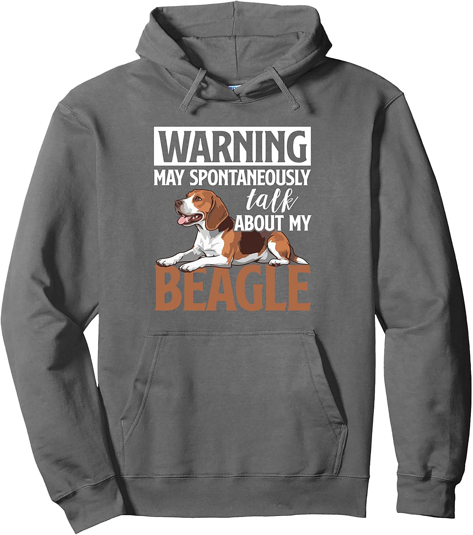 WARNING May Spontaneously Talk About My Beagle Pullover Hoodie