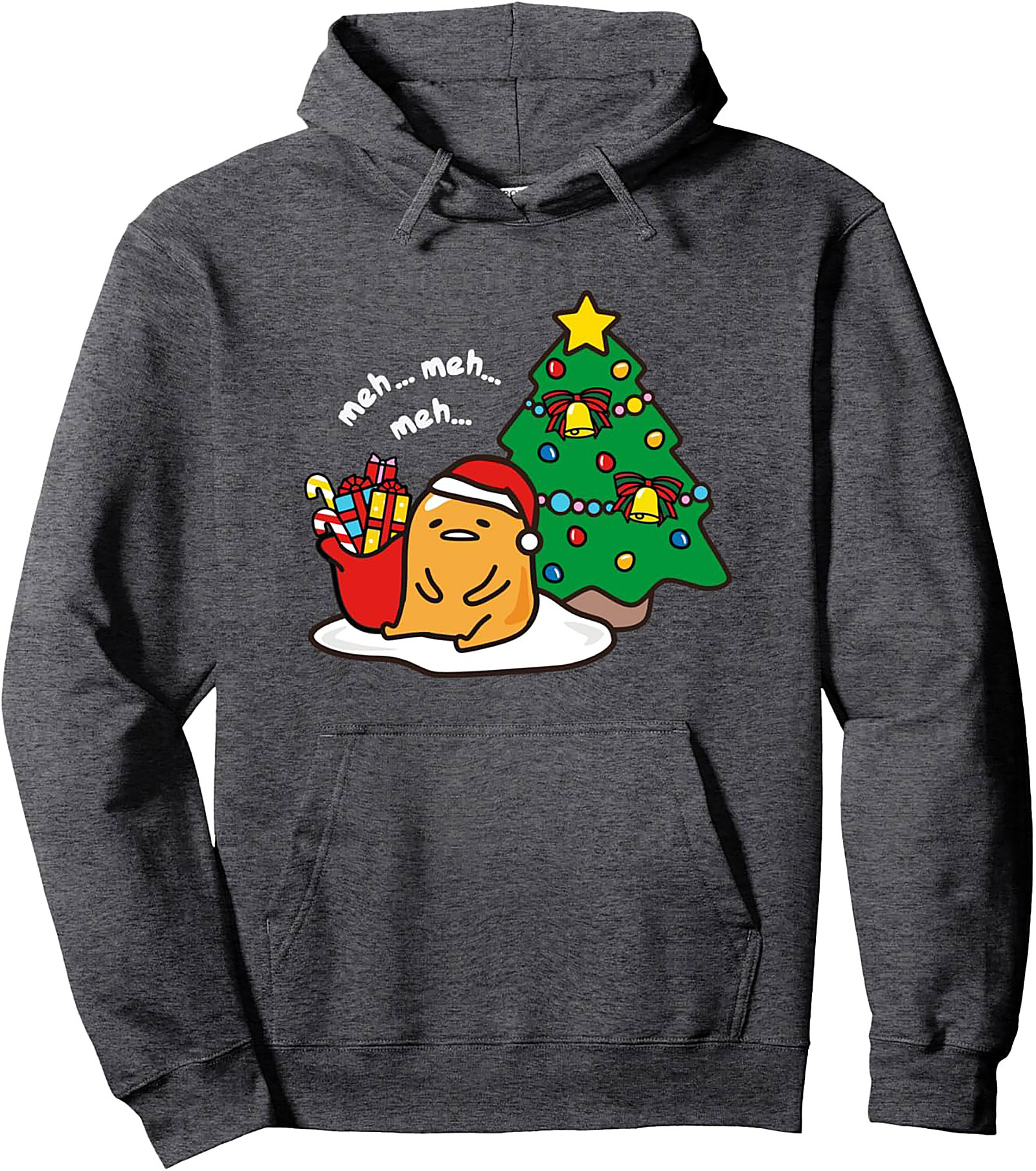 Gudetama Meh Lazy Christmas Pullover Hoodie