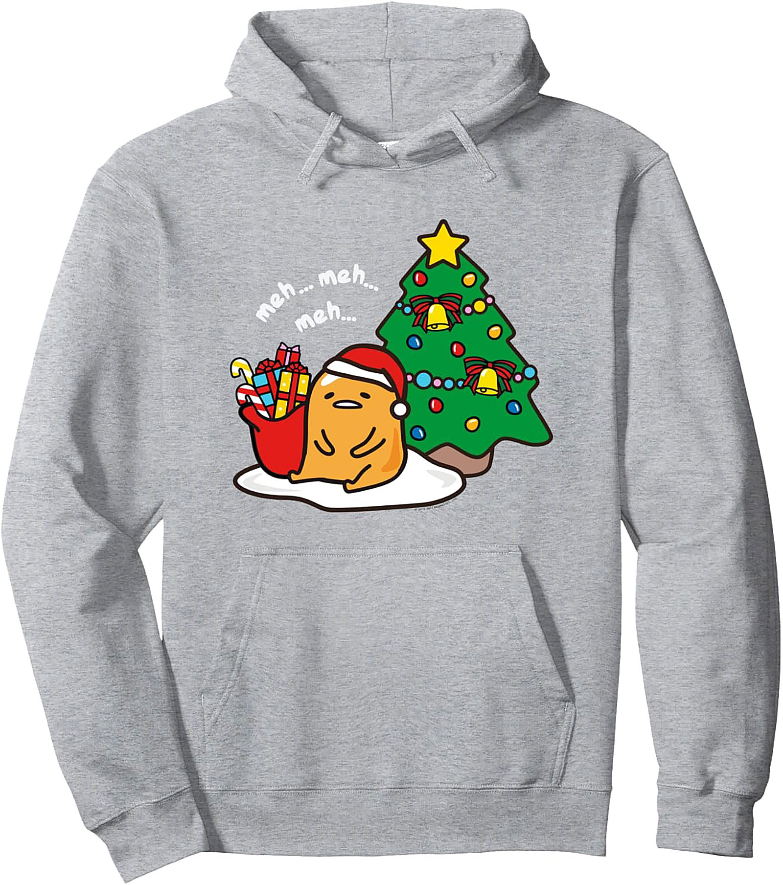 Gudetama Meh Lazy Christmas Pullover Hoodie