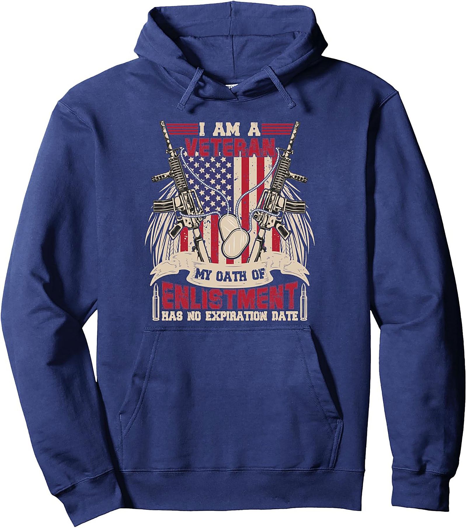 Veteran Oath Pullover Hoodie | Military Pride Apparel