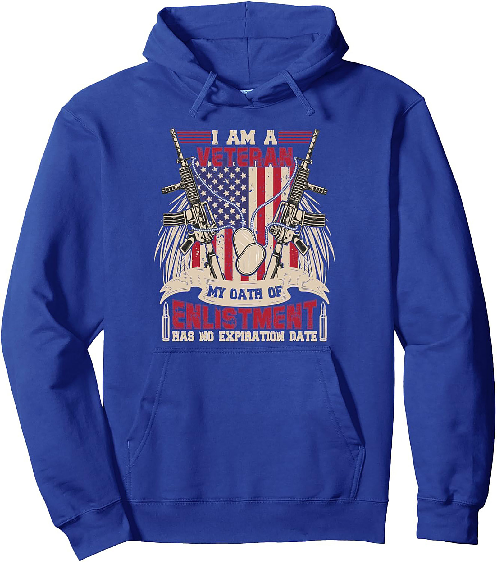 Veteran Oath Pullover Hoodie | Military Pride Apparel