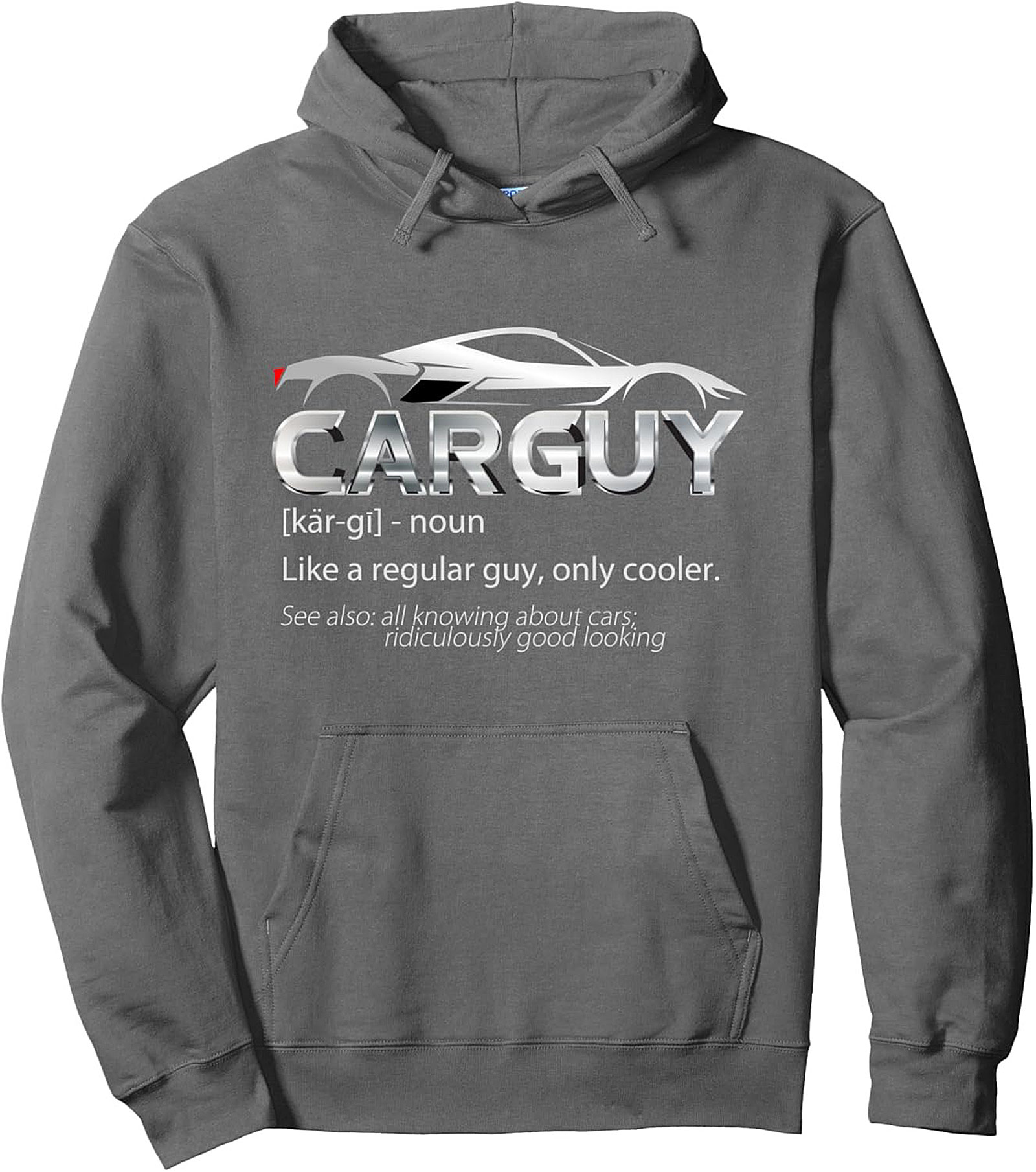 Car Guy Graphic Hoodie: Definition Pullover for Car Lovers