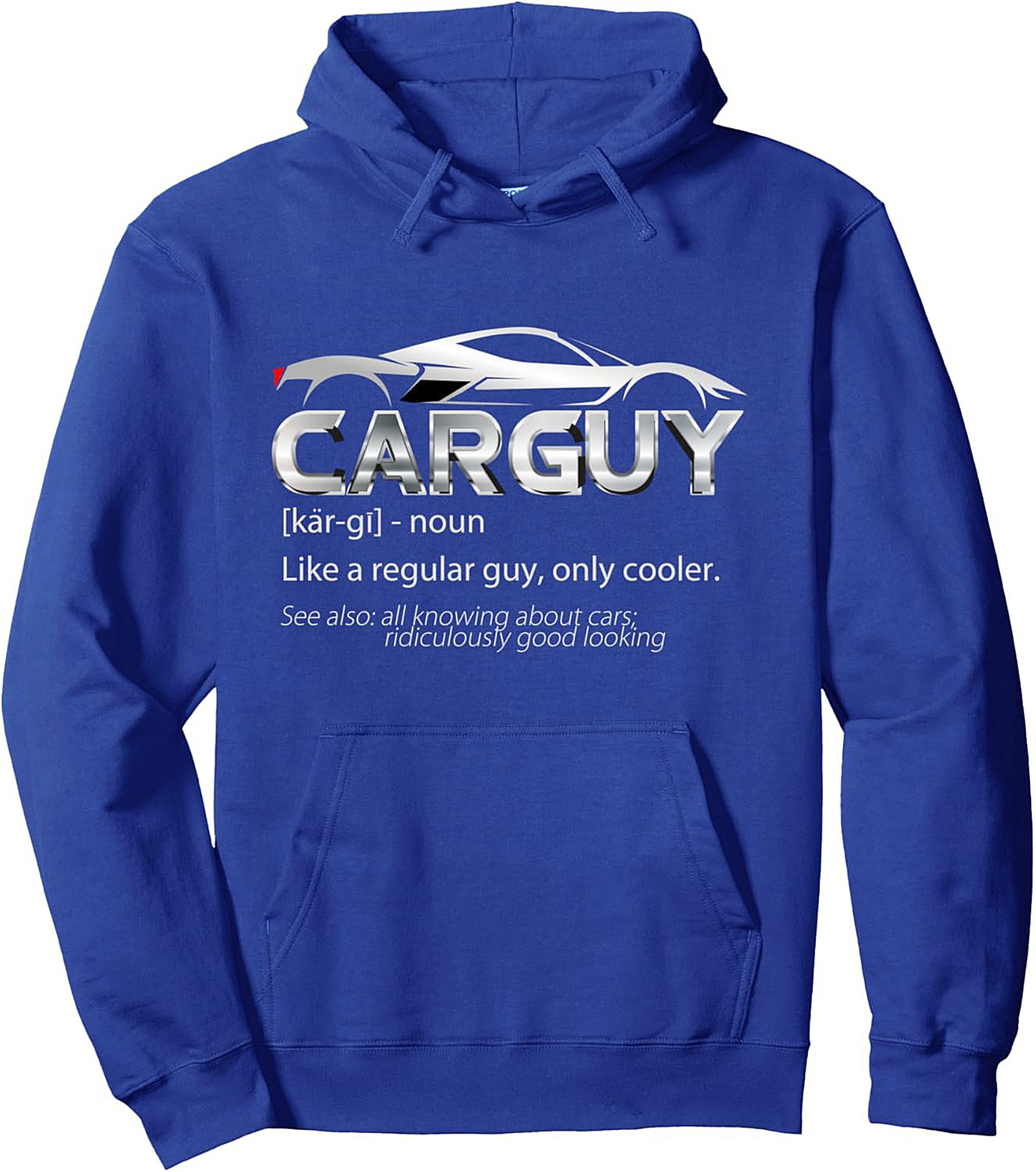 Car Guy Graphic Hoodie: Definition Pullover for Car Lovers