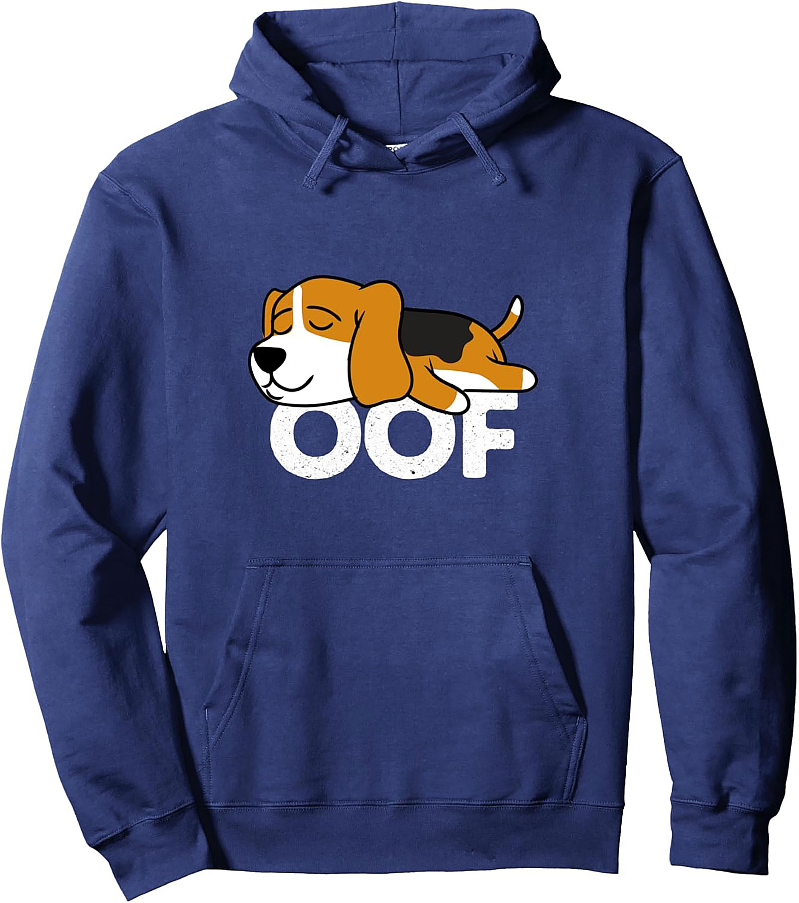 Beagle OOF Pullover Hoodie: The Ultimate Cozy Dog Lover Graphic Hoodie