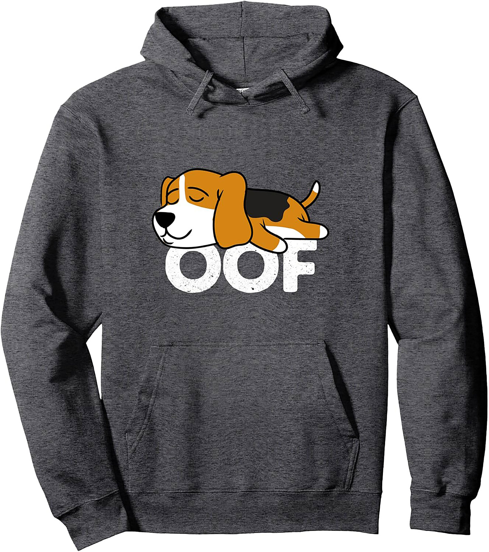 Beagle OOF Pullover Hoodie: The Ultimate Cozy Dog Lover Graphic Hoodie