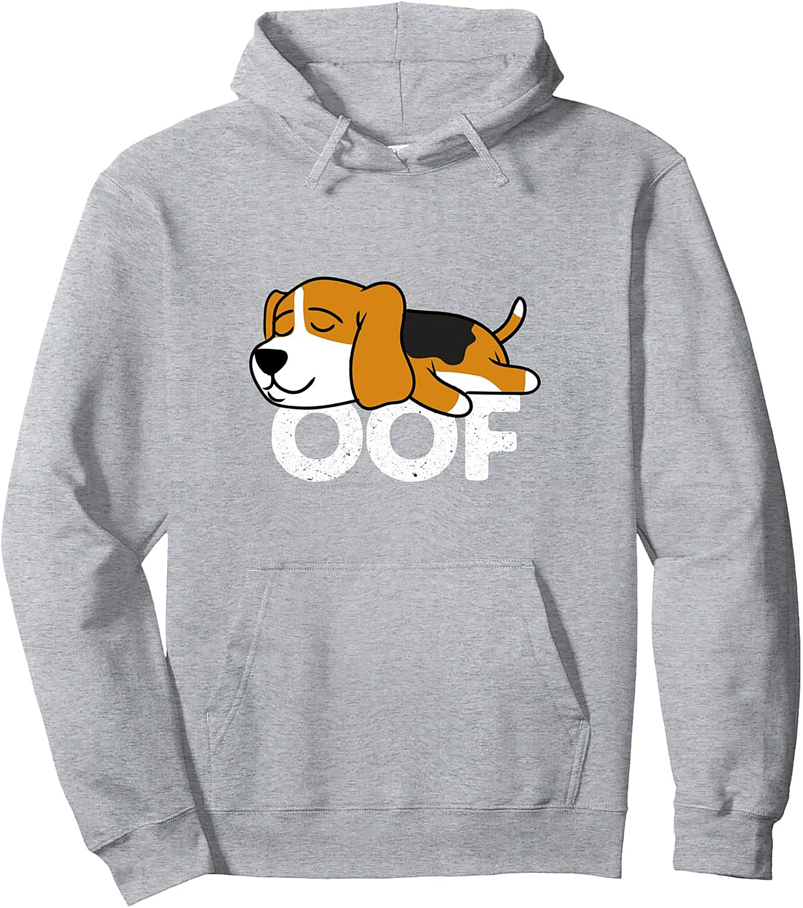 Beagle OOF Pullover Hoodie: The Ultimate Cozy Dog Lover Graphic Hoodie