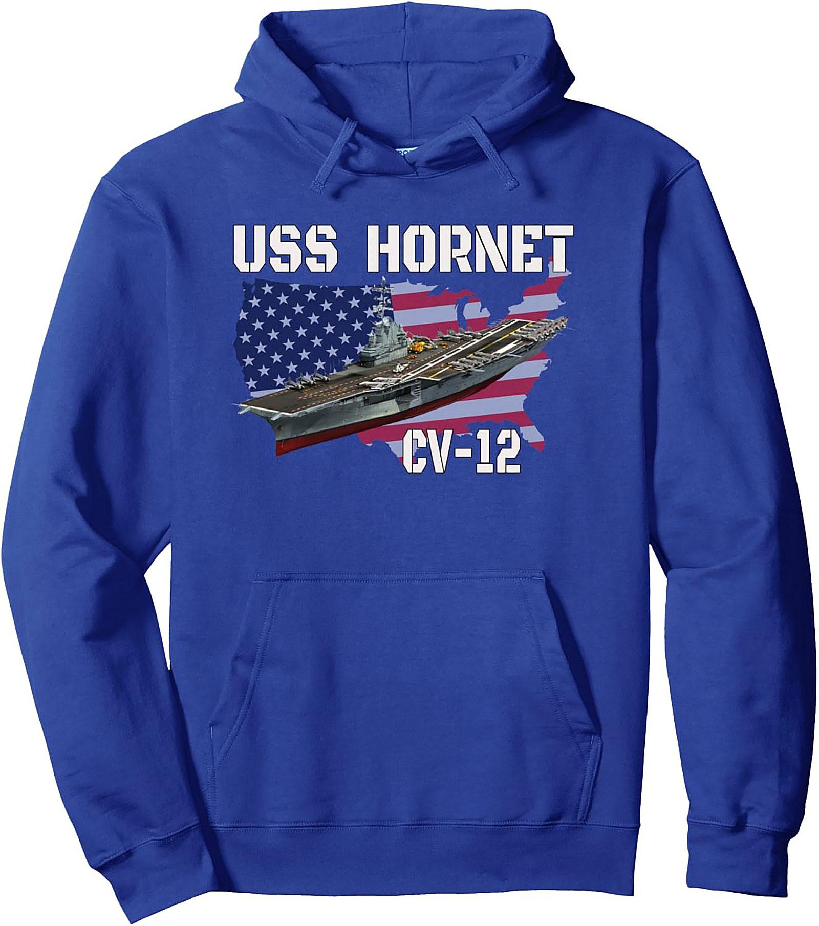 USS Hornet CV-12 Pullover Hoodie | Veteran Tribute Gift